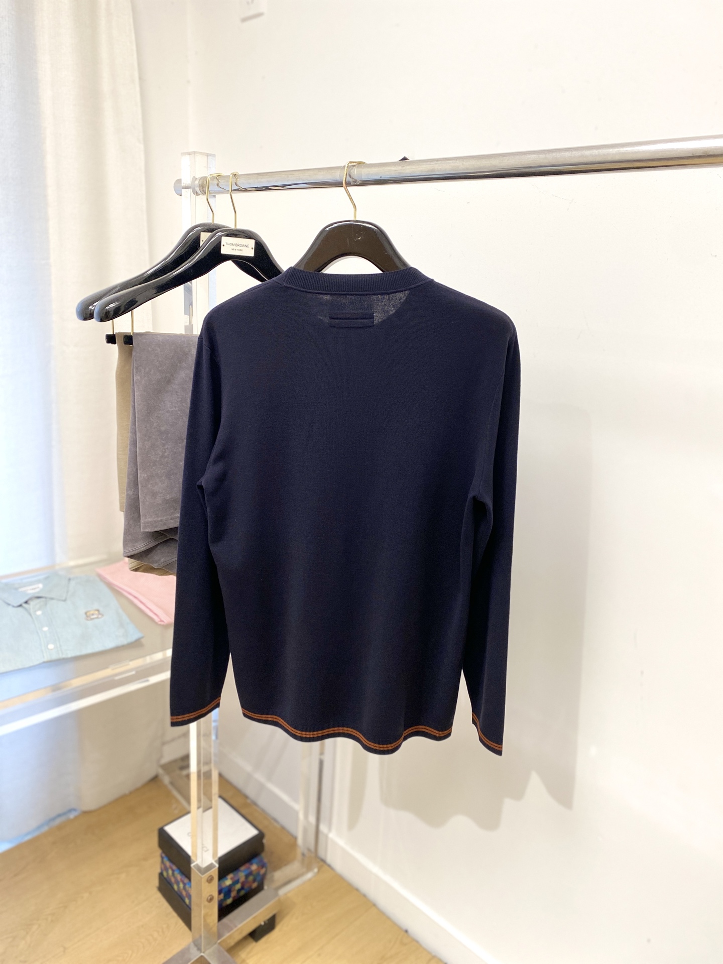 杰尼亚、2025新品羊毛衣 具有手感细腻柔软，可直接与肌肤接触，让暖心的纱线变化出细腻的质感，顶级工艺极