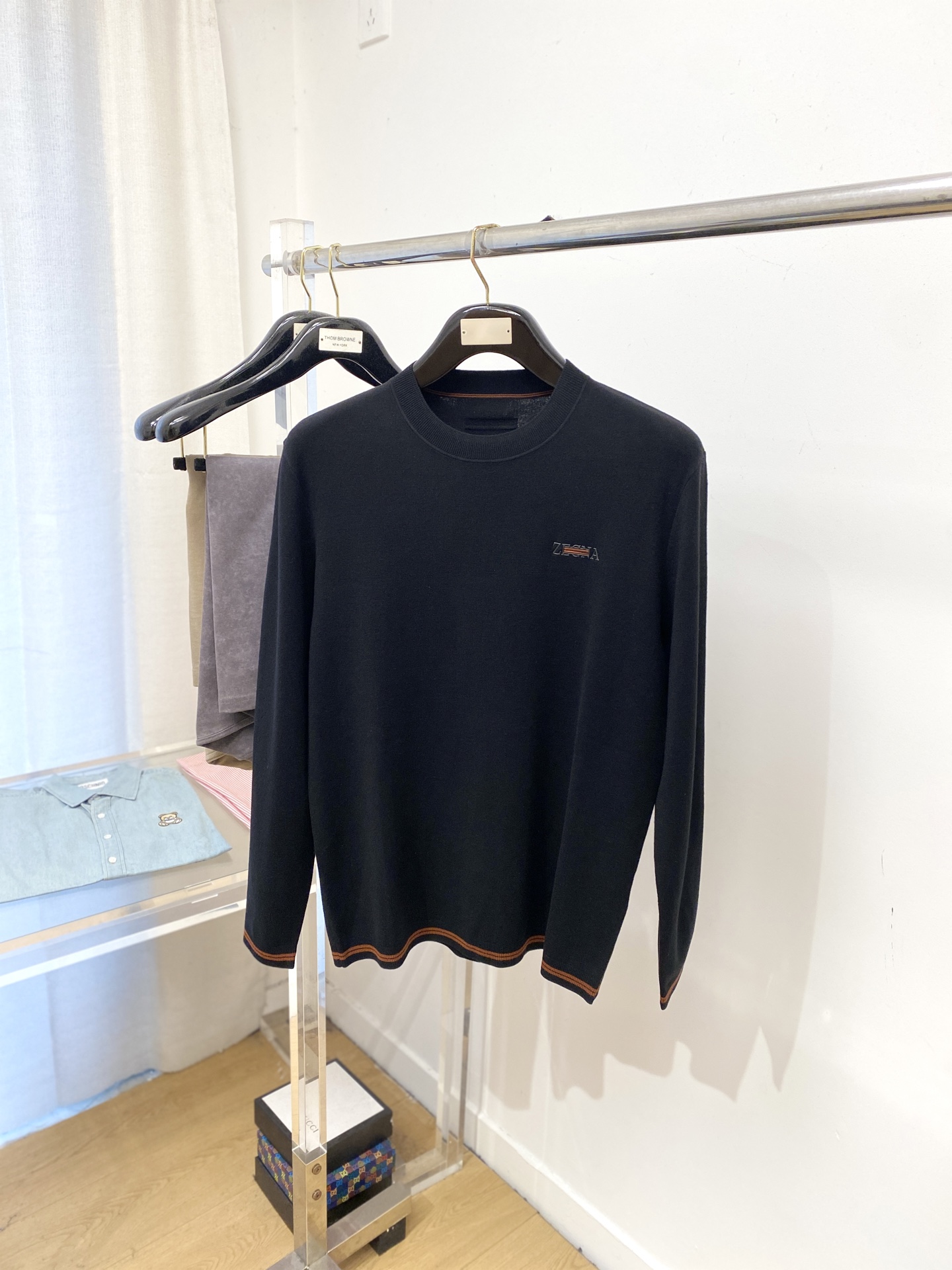 杰尼亚、2025新品羊毛衣 具有手感细腻柔软，可直接与肌肤接触，让暖心的纱线变化出细腻的质感，顶级工艺极