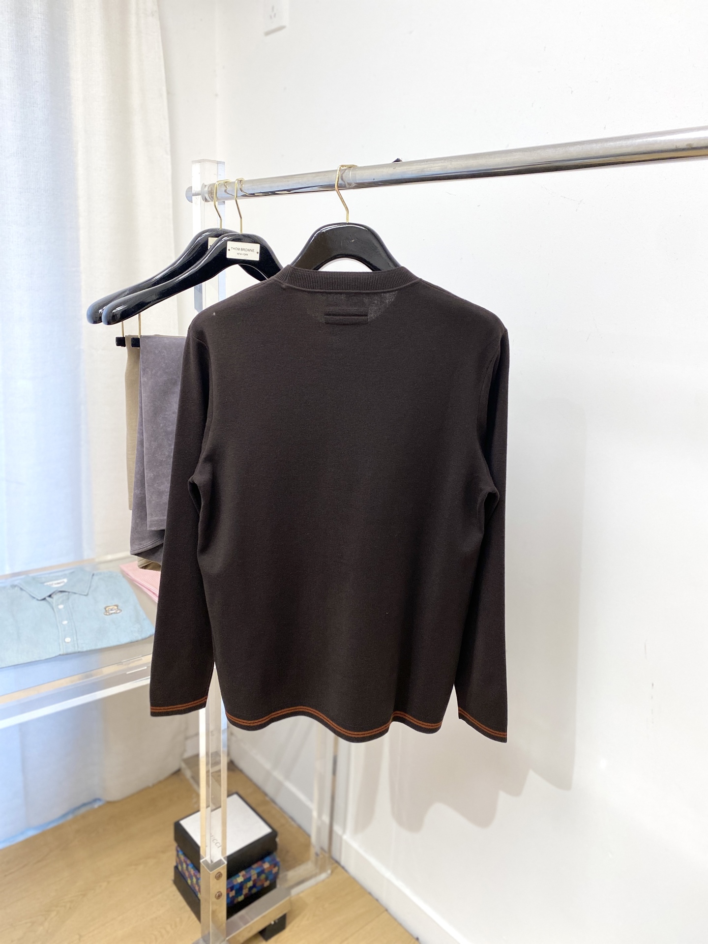 杰尼亚、2025新品羊毛衣 具有手感细腻柔软，可直接与肌肤接触，让暖心的纱线变化出细腻的质感，顶级工艺极