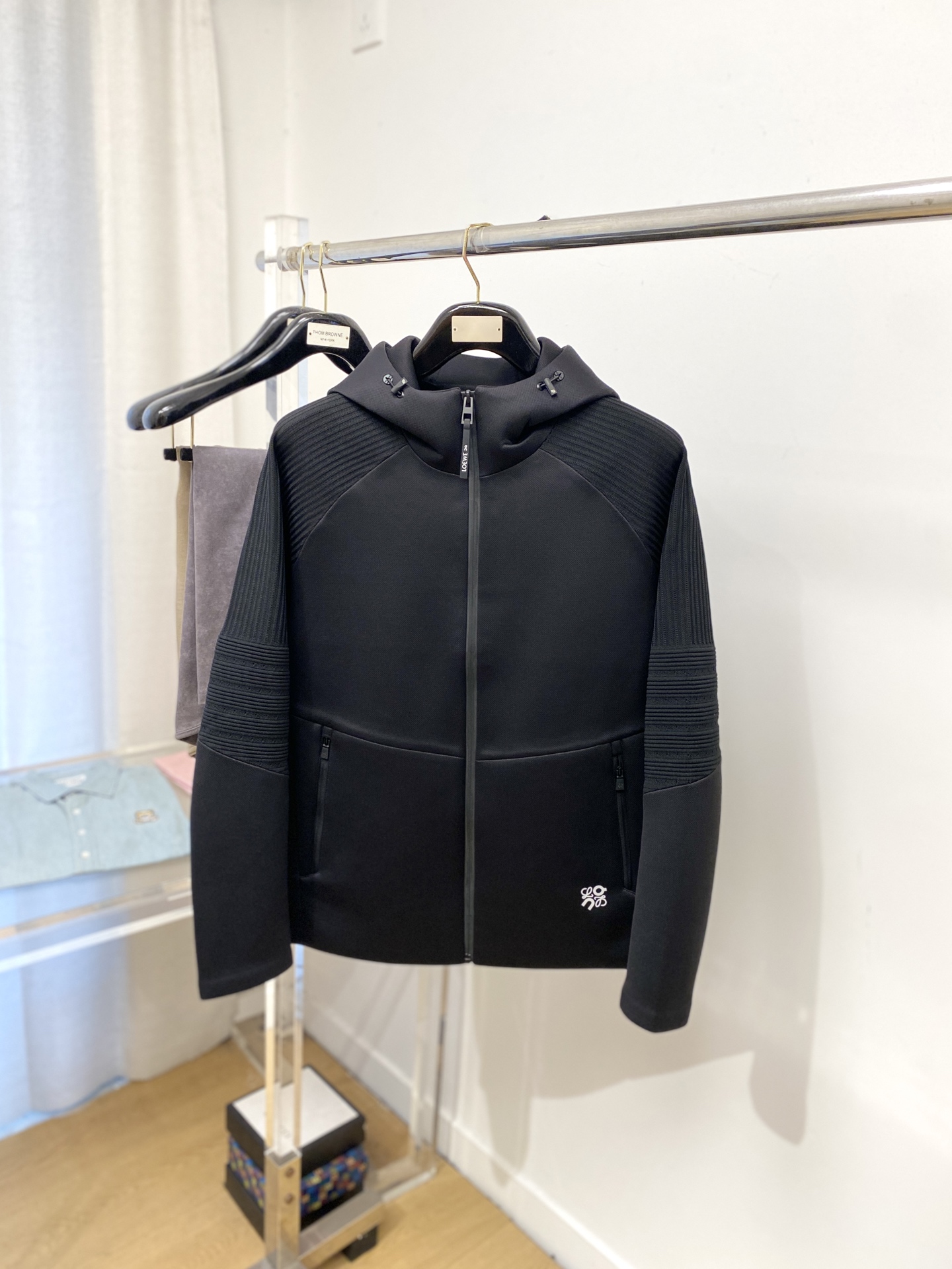 罗意威、 2025新品夹克外套，时尚帅气，简约百搭款，衣下顶级印胶图案logo，定制原版面料，不仅挺括，