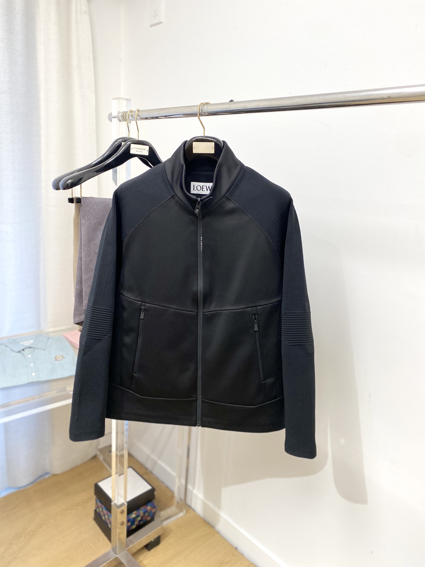 罗意威、 2025新品夹克外套，时尚帅气，简约百搭款，胸口顶级印胶字母logo，定制原版面料，不仅挺括，