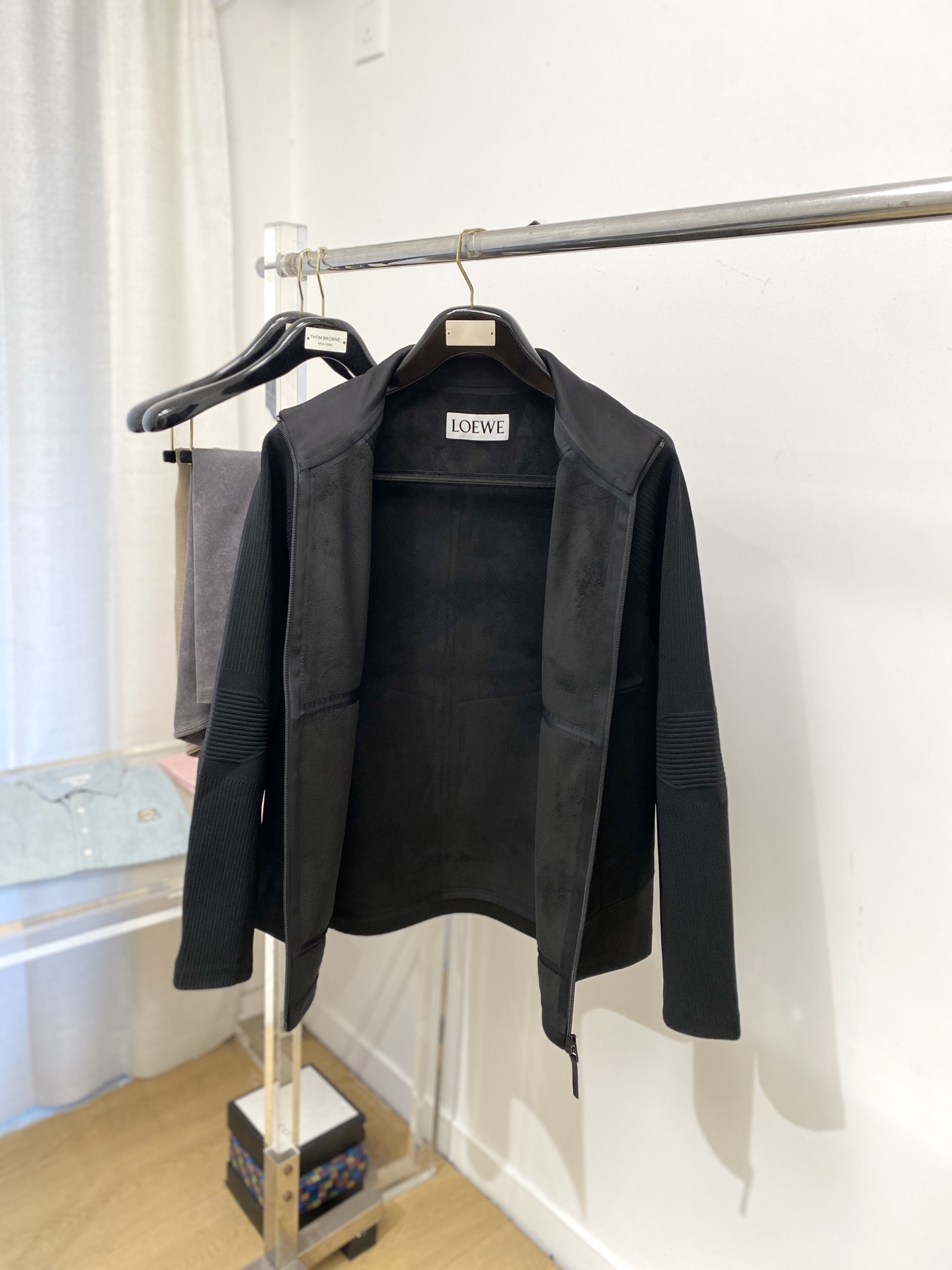 罗意威、 2025新品夹克外套，时尚帅气，简约百搭款，胸口顶级印胶字母logo，定制原版面料，不仅挺括，