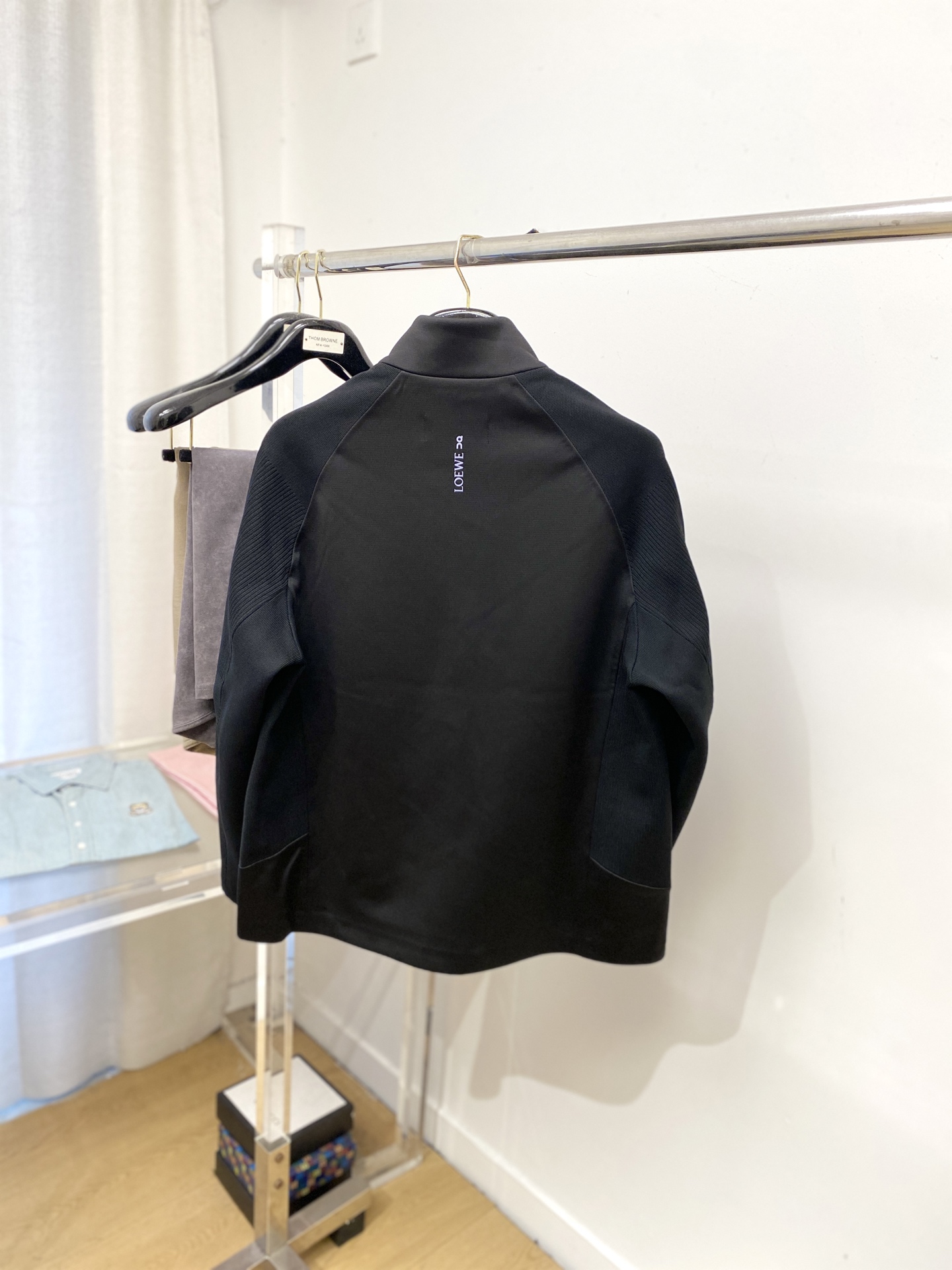 罗意威、 2025新品夹克外套，时尚帅气，简约百搭款，胸口顶级印胶字母logo，定制原版面料，不仅挺括，