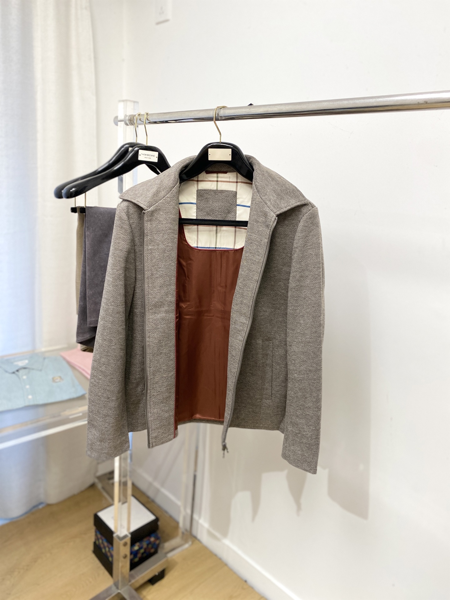 lp🆕、 2025新品夹克外套，时尚帅气，简约百搭款，原版五金辅料logo，定制原版面料，不仅挺括，保持