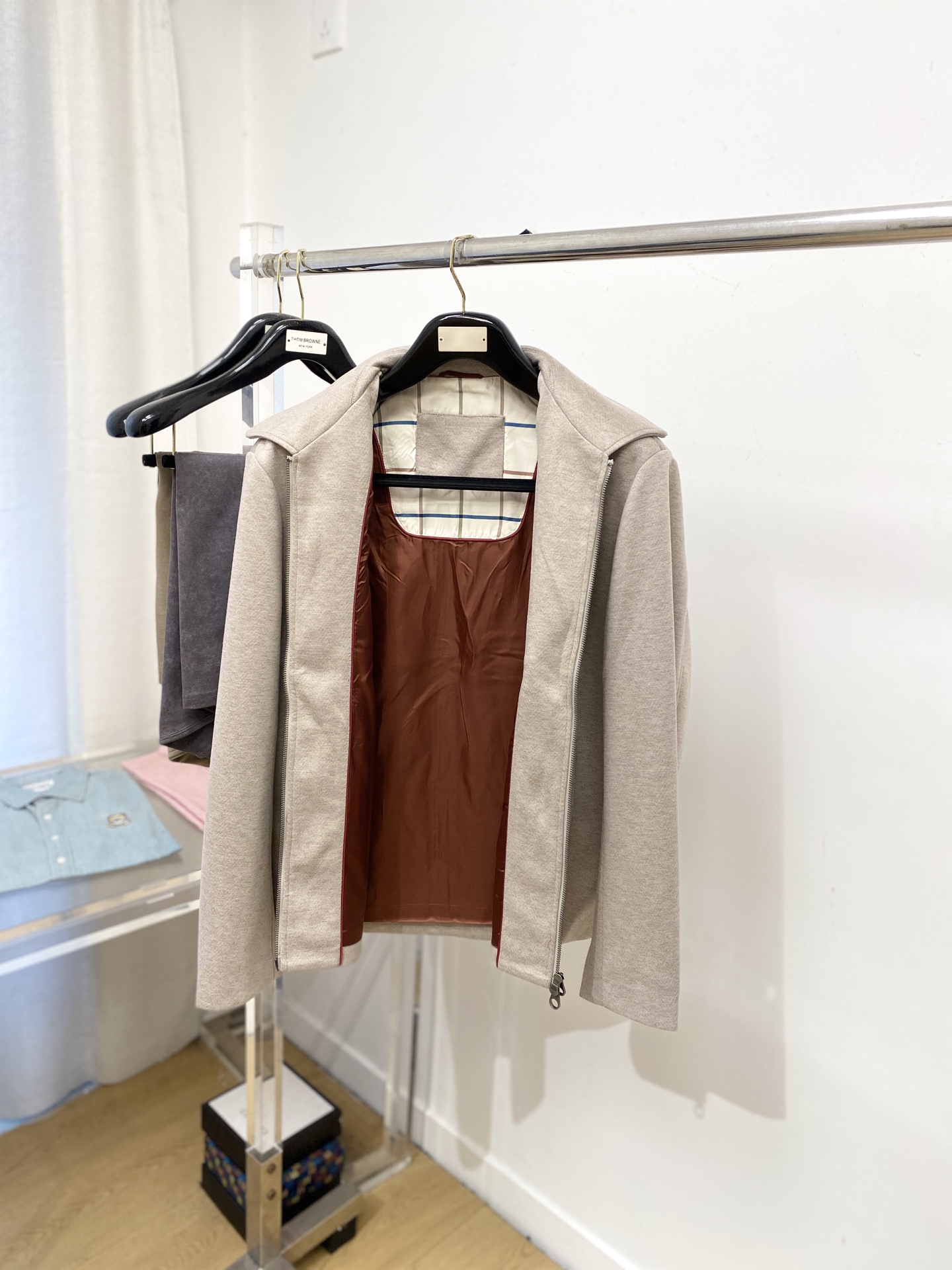 lp🆕、 2025新品夹克外套，时尚帅气，简约百搭款，原版五金辅料logo，定制原版面料，不仅挺括，保持