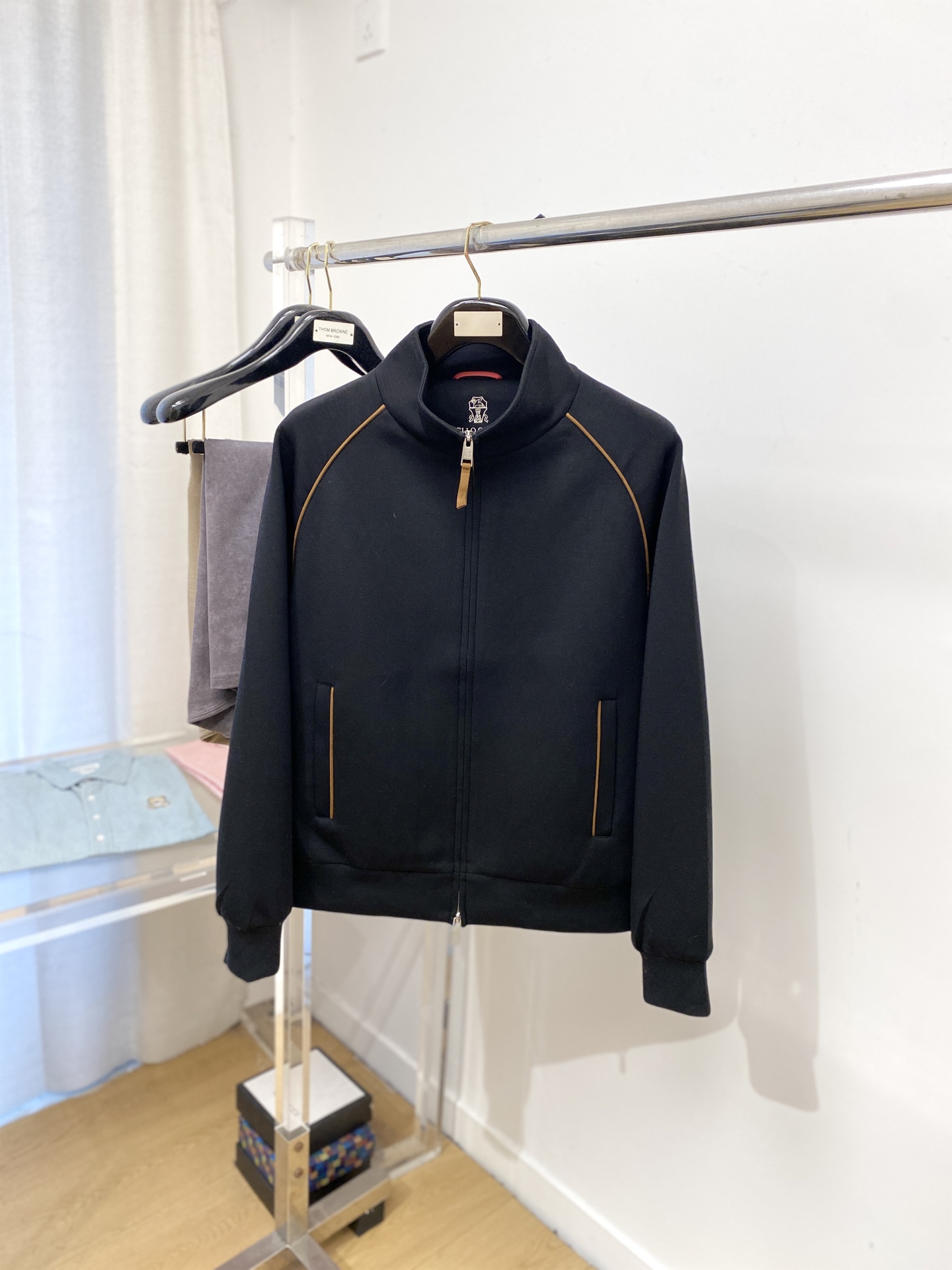 Brunello Cucinelli、2025新品卫衣外套，时尚帅气，简约百搭款，原版五金辅料logo，