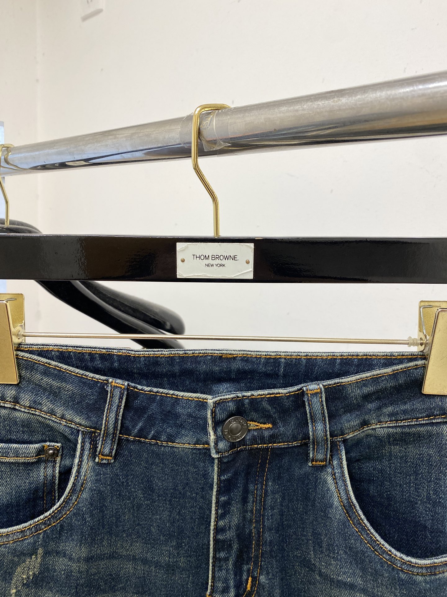 支持年后退换！ 古奇、 2025最新品，专柜同步有售，原单狠货，水洗休闲牛仔裤，进口原版水洗弹力面料，舒