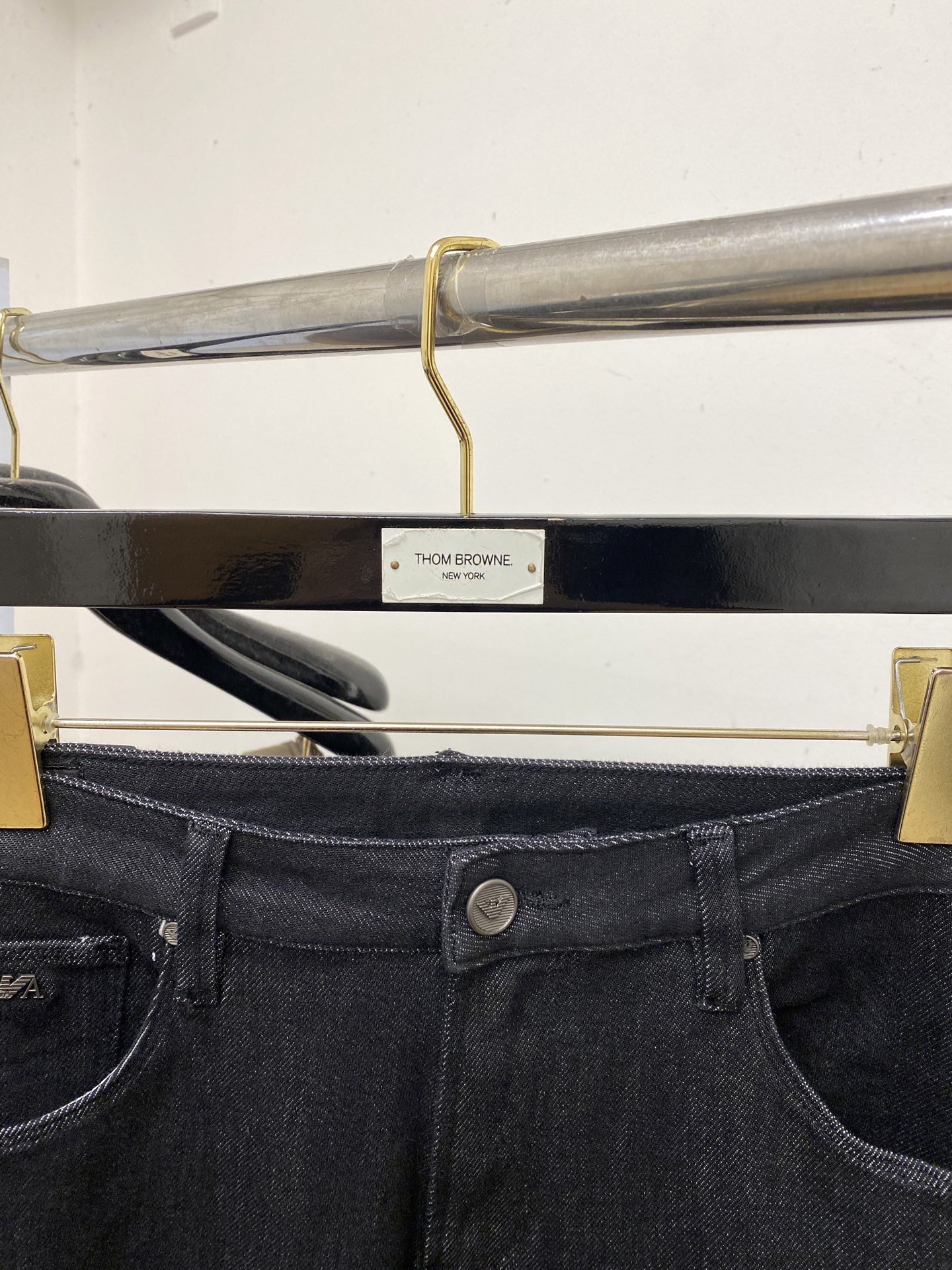 阿玛尼、 2025最新品，专柜同步有售，原单狠货，水洗休闲牛仔裤，进口原版水洗弹力面料，舒适有弹性，原版