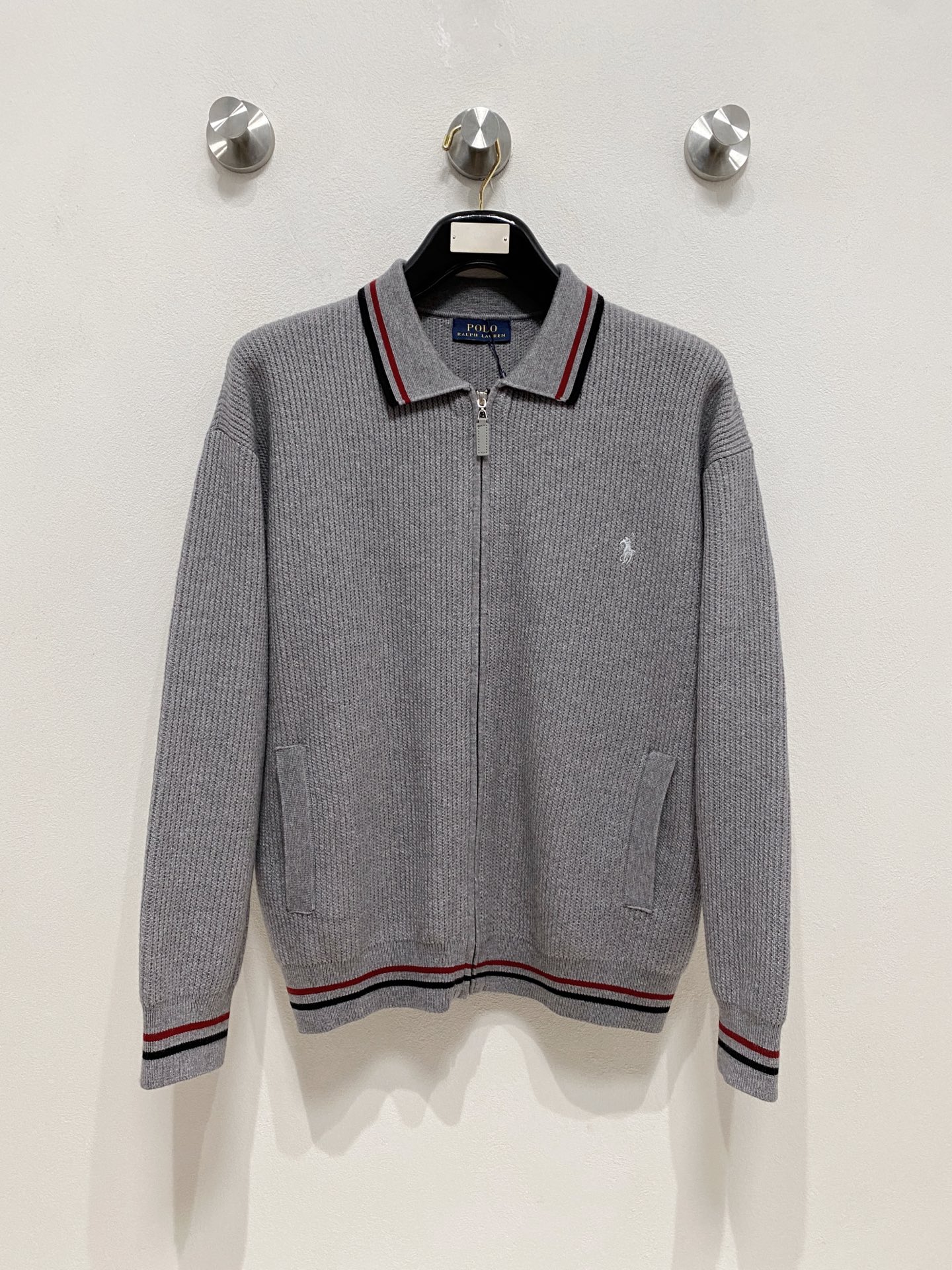 🌾 拉夫劳伦 秋冬经典开衫羊毛衫，全品相！！！羊毛混纺面料，2025最新款 黄金比例！！修身款软黄金 百