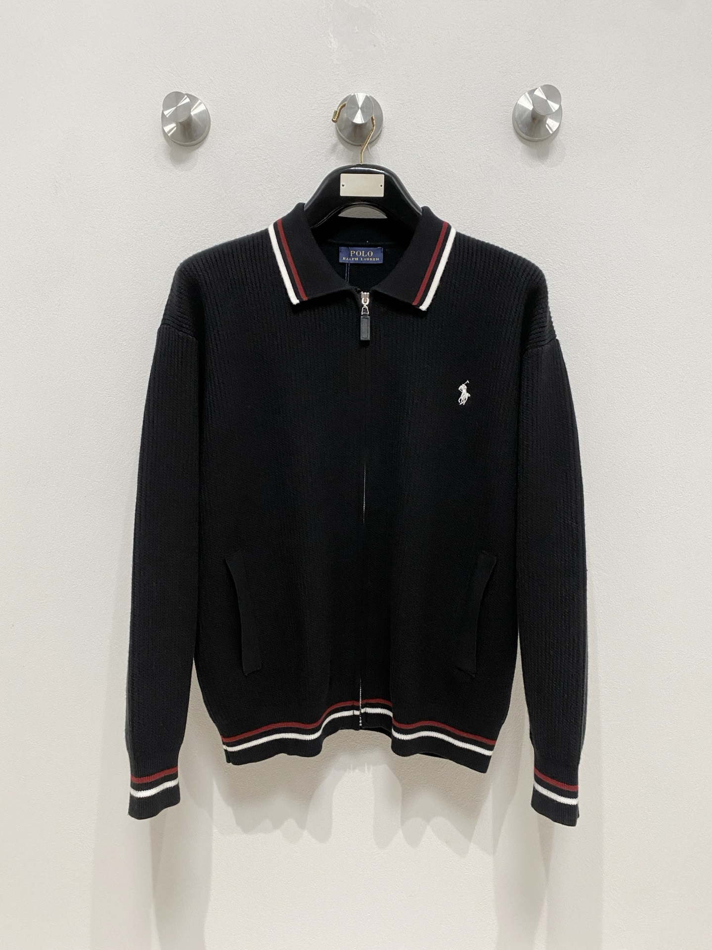 🌾 拉夫劳伦 秋冬经典开衫羊毛衫，全品相！！！羊毛混纺面料，2025最新款 黄金比例！！修身款软黄金 百