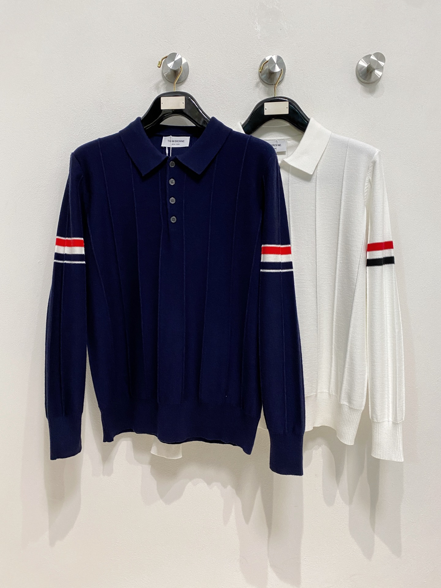 🌾 TB 秋冬经典POLO羊毛衫，全品相！！！羊毛混纺面料，2025最新款 黄金比例！！修身款软黄金 百