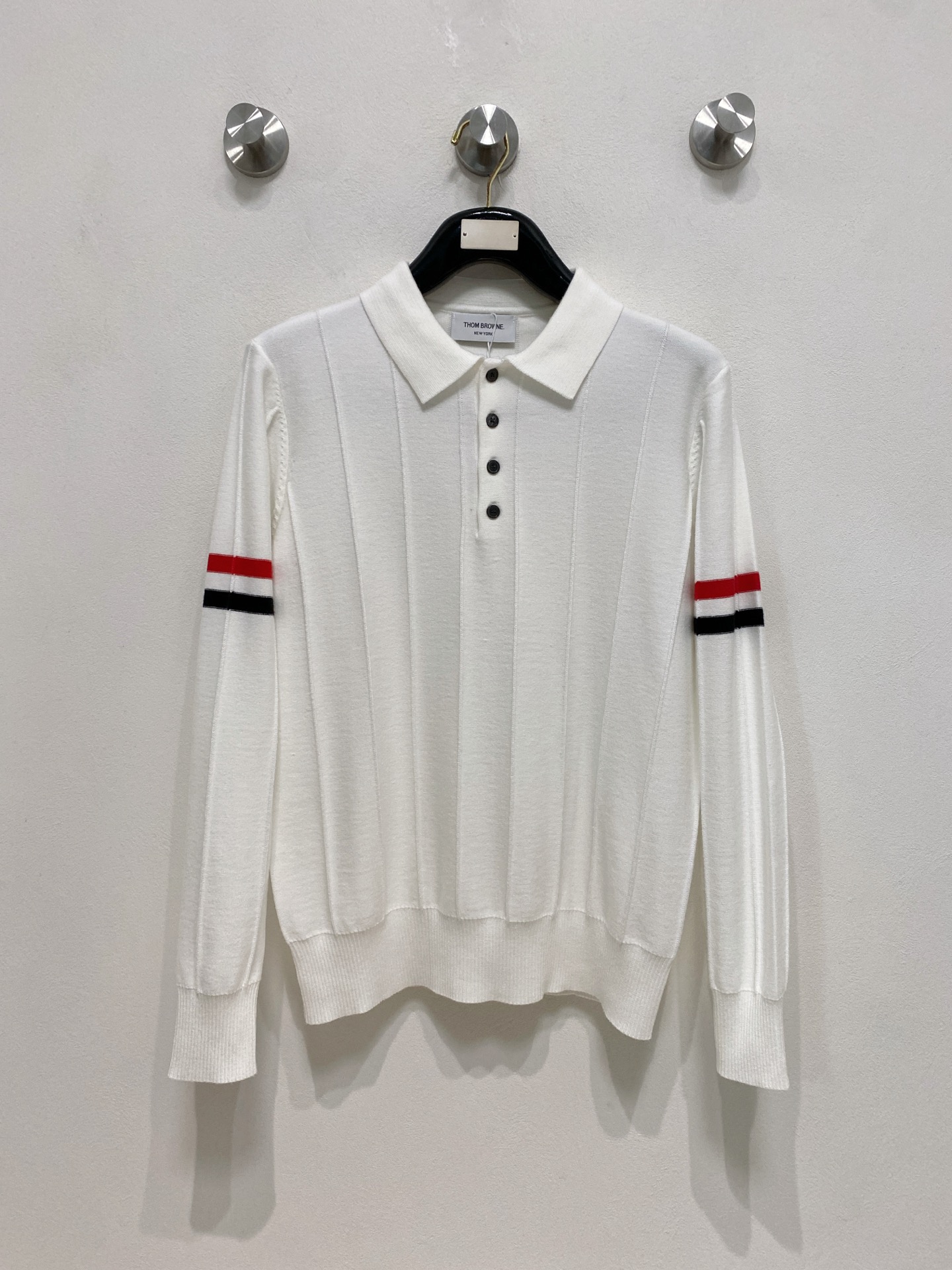 🌾 秋冬经典POLO羊毛衫，全品相！！！羊毛混纺面料，2025最新款 黄金比例！！修身款软黄金 百搭实用