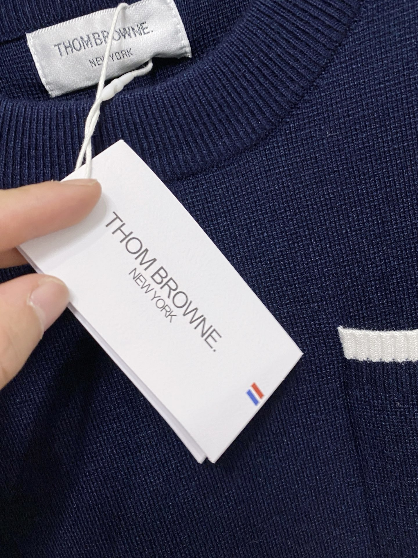 🌾 TB 秋冬经典圆领羊毛衫，全品相！！！羊毛混纺面料，2025最新款 黄金比例！！修身款软黄金 百搭实