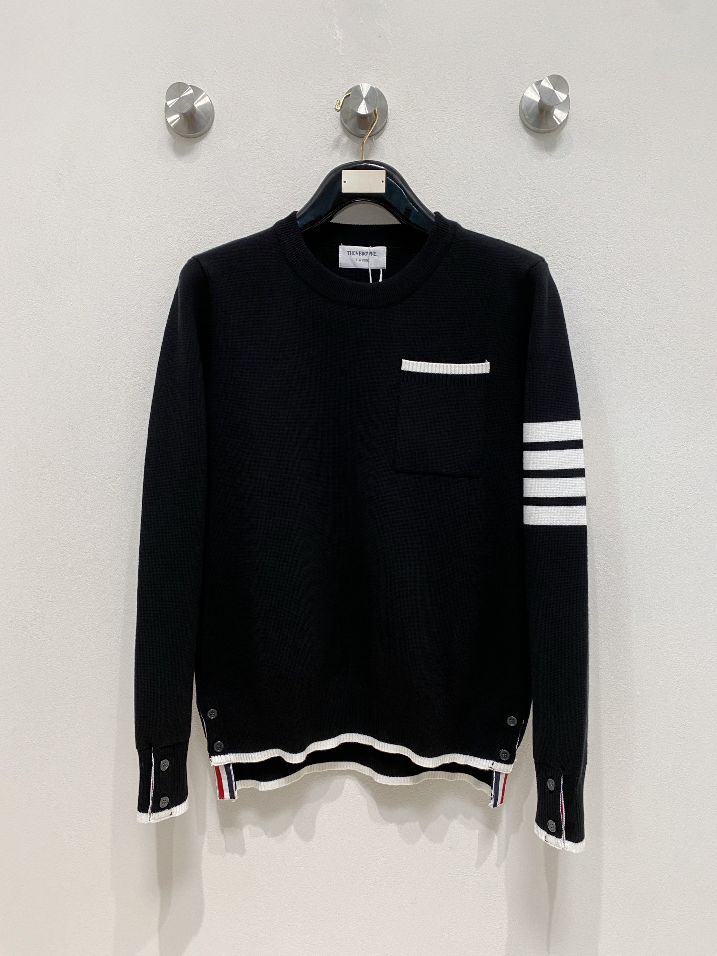 🌾 TB 秋冬经典圆领羊毛衫，全品相！！！羊毛混纺面料，2025最新款 黄金比例！！修身款软黄金 百搭实