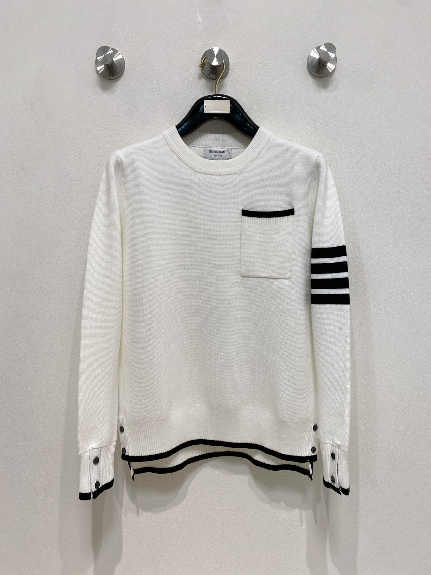 🌾 TB 秋冬经典圆领羊毛衫，全品相！！！羊毛混纺面料，2025最新款 黄金比例！！修身款软黄金 百搭实