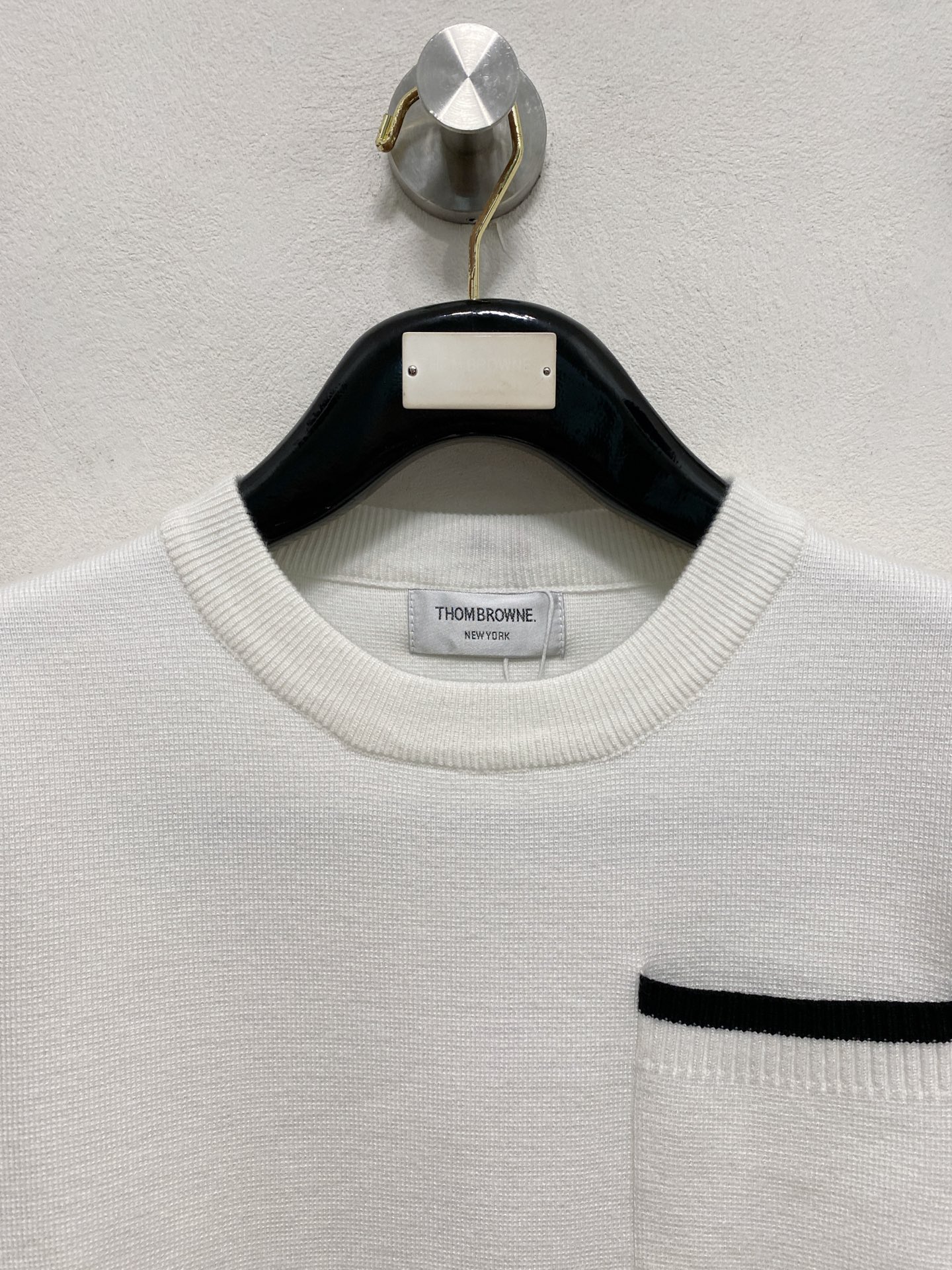 🌾 TB 秋冬经典圆领羊毛衫，全品相！！！羊毛混纺面料，2025最新款 黄金比例！！修身款软黄金 百搭实