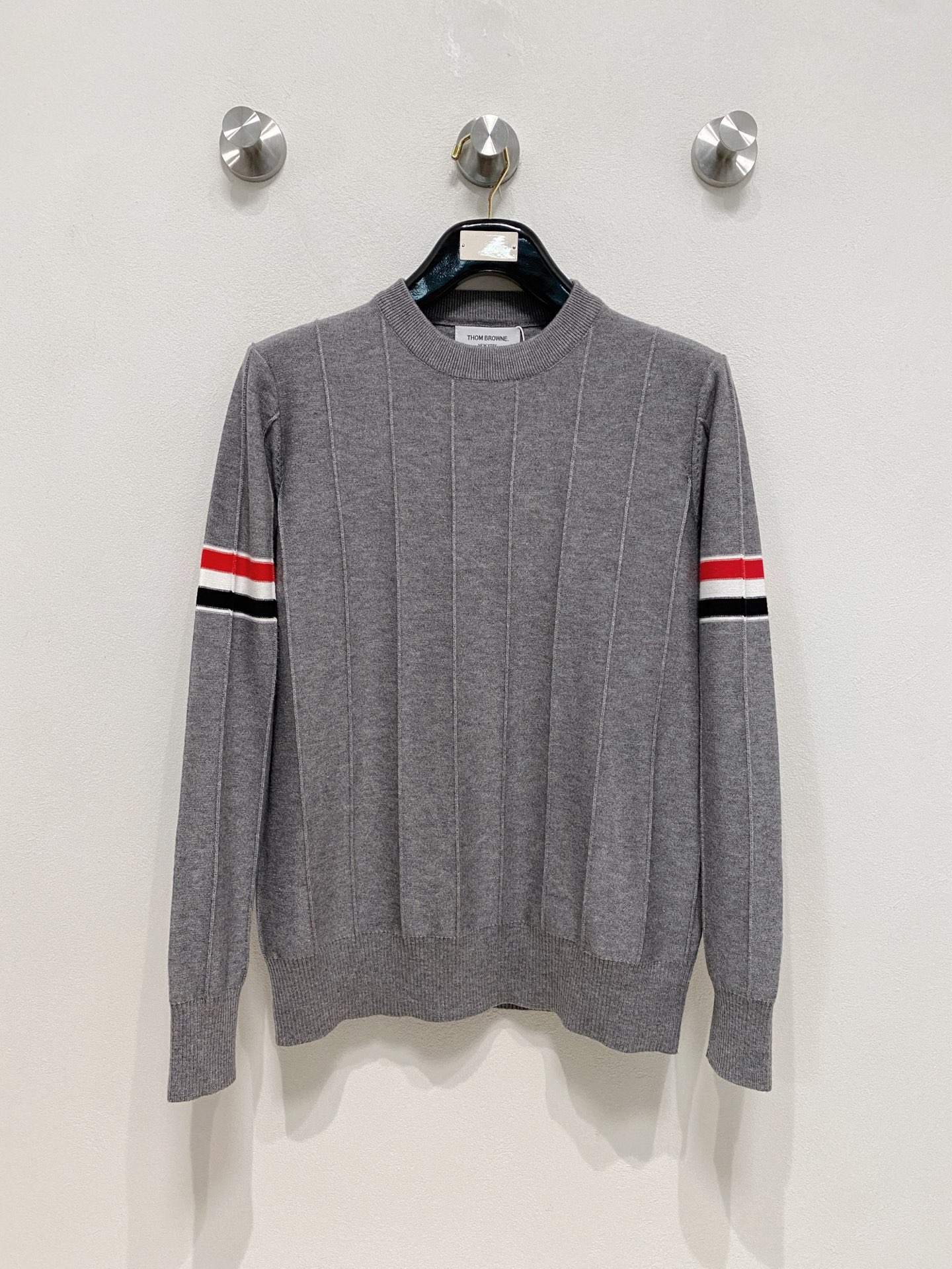 🌾 TB 秋冬经典圆领羊毛衫，全品相！！！羊毛混纺面料，2025最新款 黄金比例！！修身款软黄金 百搭实