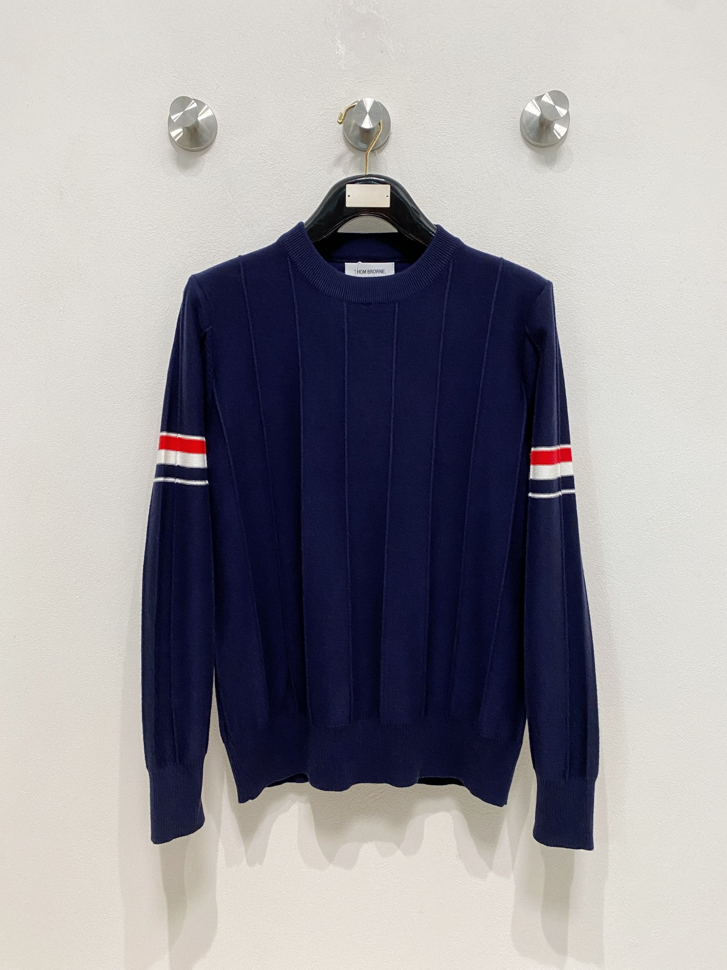 🌾 TB 秋冬经典圆领羊毛衫，全品相！！！羊毛混纺面料，2025最新款 黄金比例！！修身款软黄金 百搭实