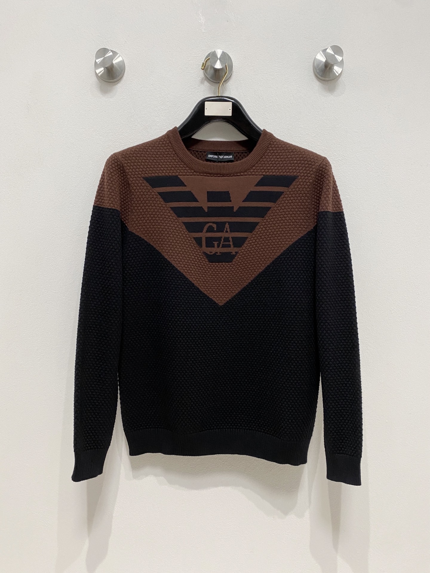 🌾 秋冬经典圆领羊毛衫，全品相！！！羊毛混纺面料，2025最新款 黄金比例！！修身款软黄金 百搭实用型的