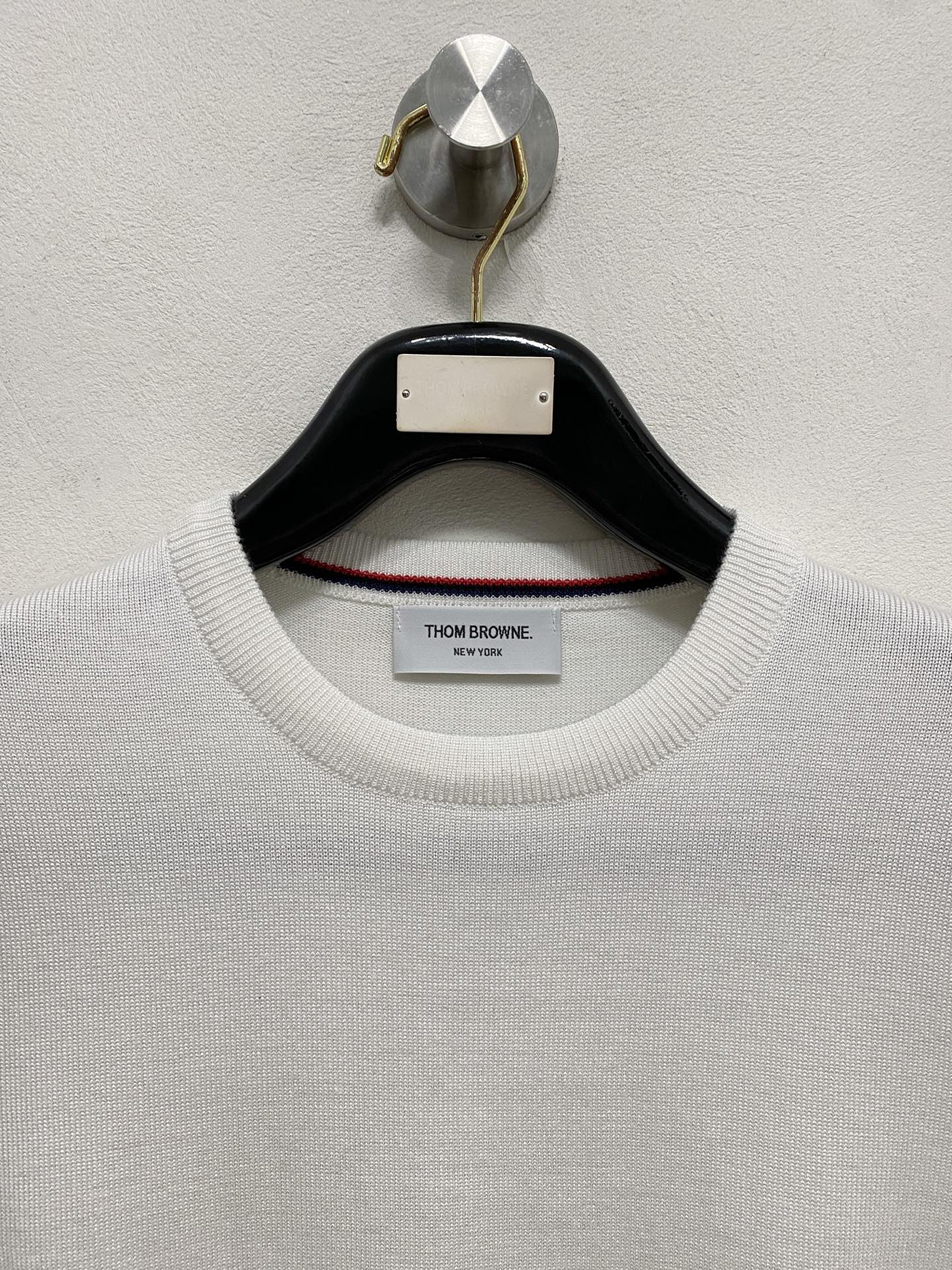 🌾 TB 秋冬经典圆领羊毛衫，全品相！！！羊毛混纺面料，2025最新款 黄金比例！！修身款软黄金 百搭实