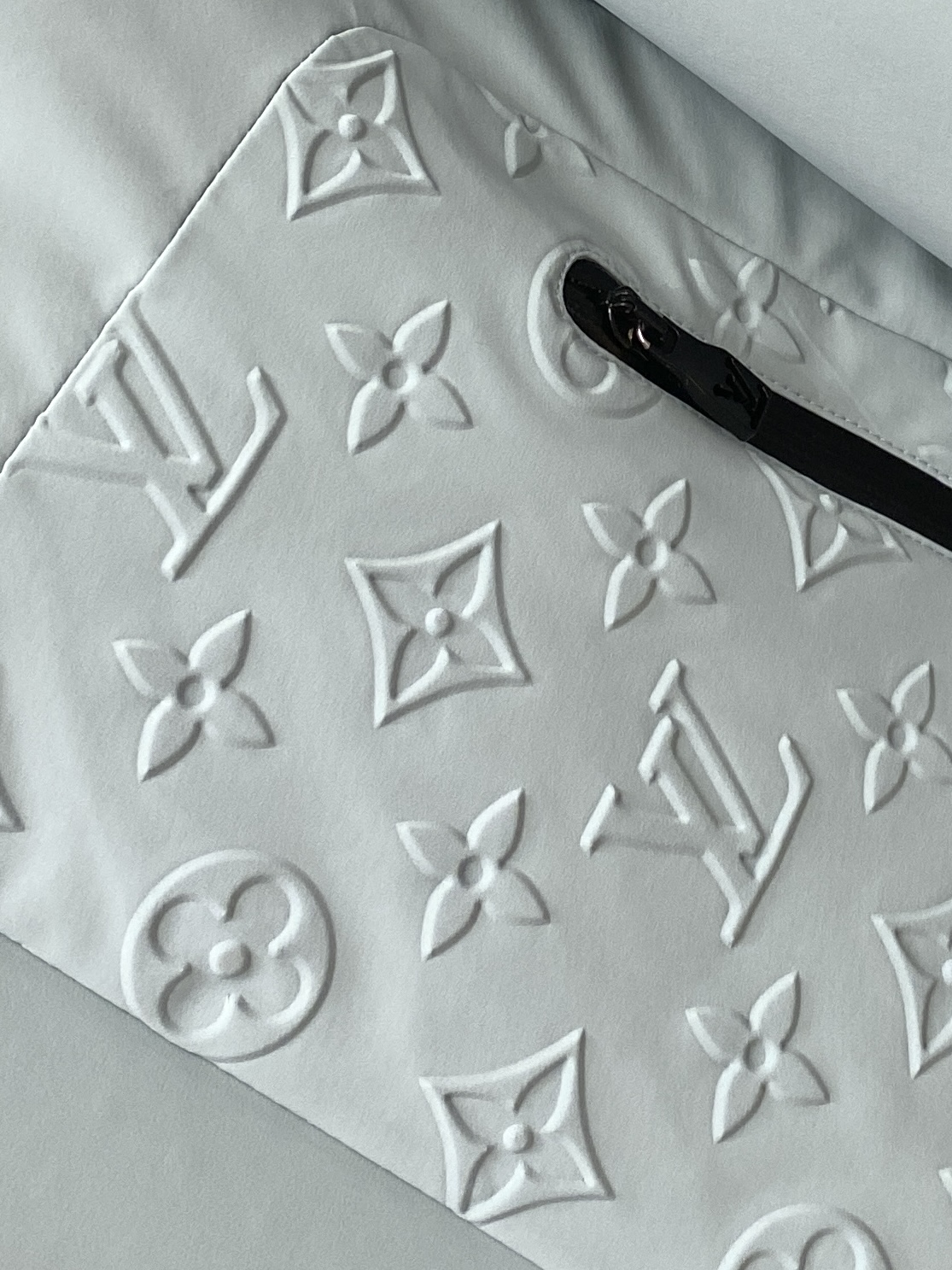 路易威登、2025最新款男士轻薄羽绒夹克、面料柔软舒适 ．上身版型超赞 ．拉链．辅料都是客供 、进口面料