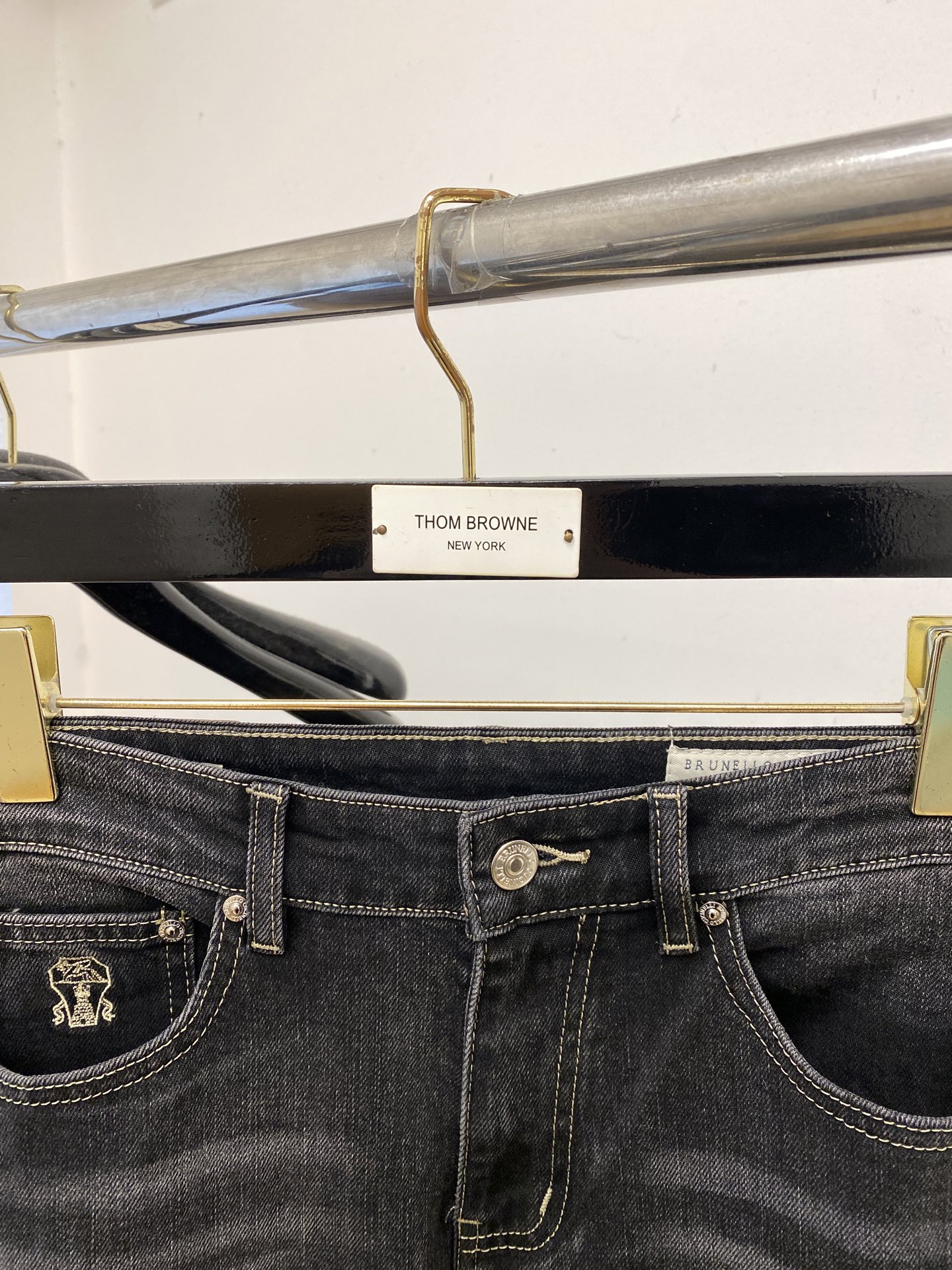 Brunello Cucinelli、2025最新品，专柜同步有售，原单狠货，水洗休闲牛仔裤，进口原版水