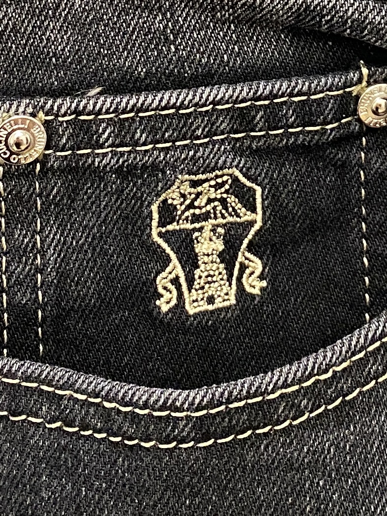 Brunello Cucinelli、2025最新品，专柜同步有售，原单狠货，水洗休闲牛仔裤，进口原版水