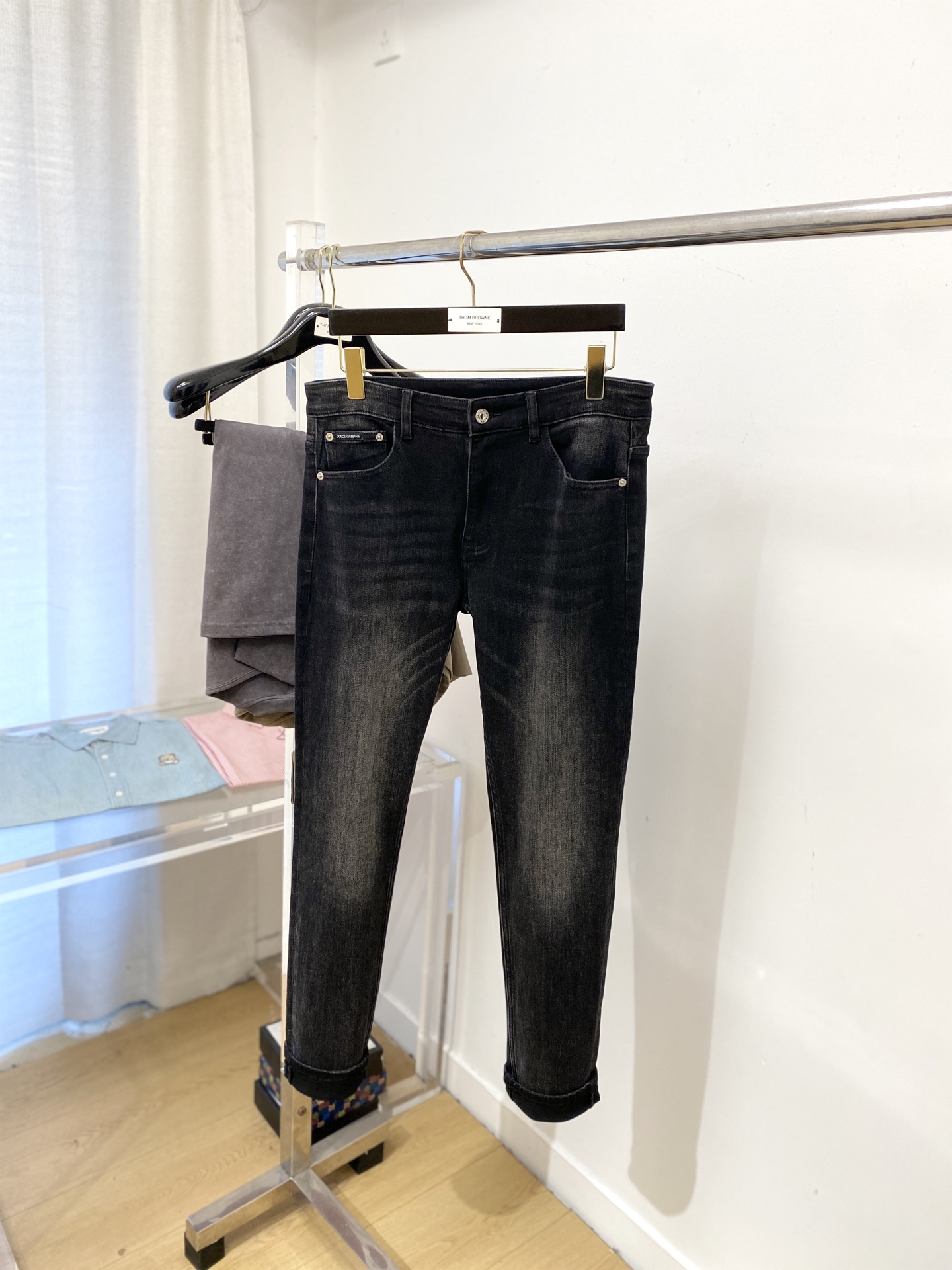 DG、2025最新品，专柜同步有售，原单狠货，水洗休闲牛仔裤，进口原版水洗弹力面料，舒适有弹性，原版五金