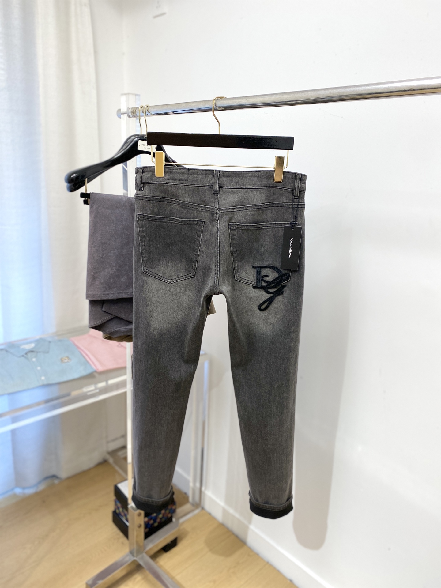 ￼ DG、2025最新品，专柜同步有售，原单狠货，水洗休闲牛仔裤，进口原版水洗弹力面料，舒适有弹性，原版