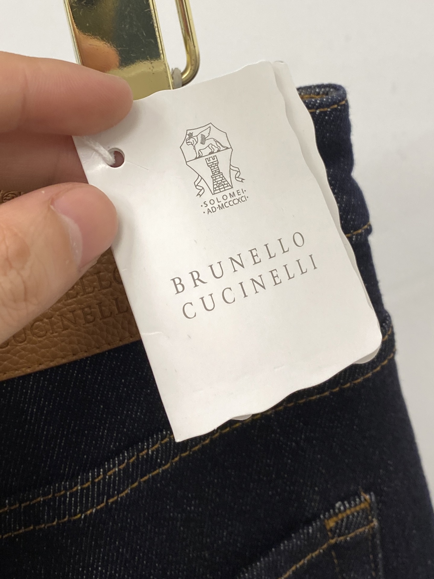 ￼ Brunello Cucinelli、2025最新品，专柜同步有售，原单狠货，水洗休闲牛仔裤，进口原