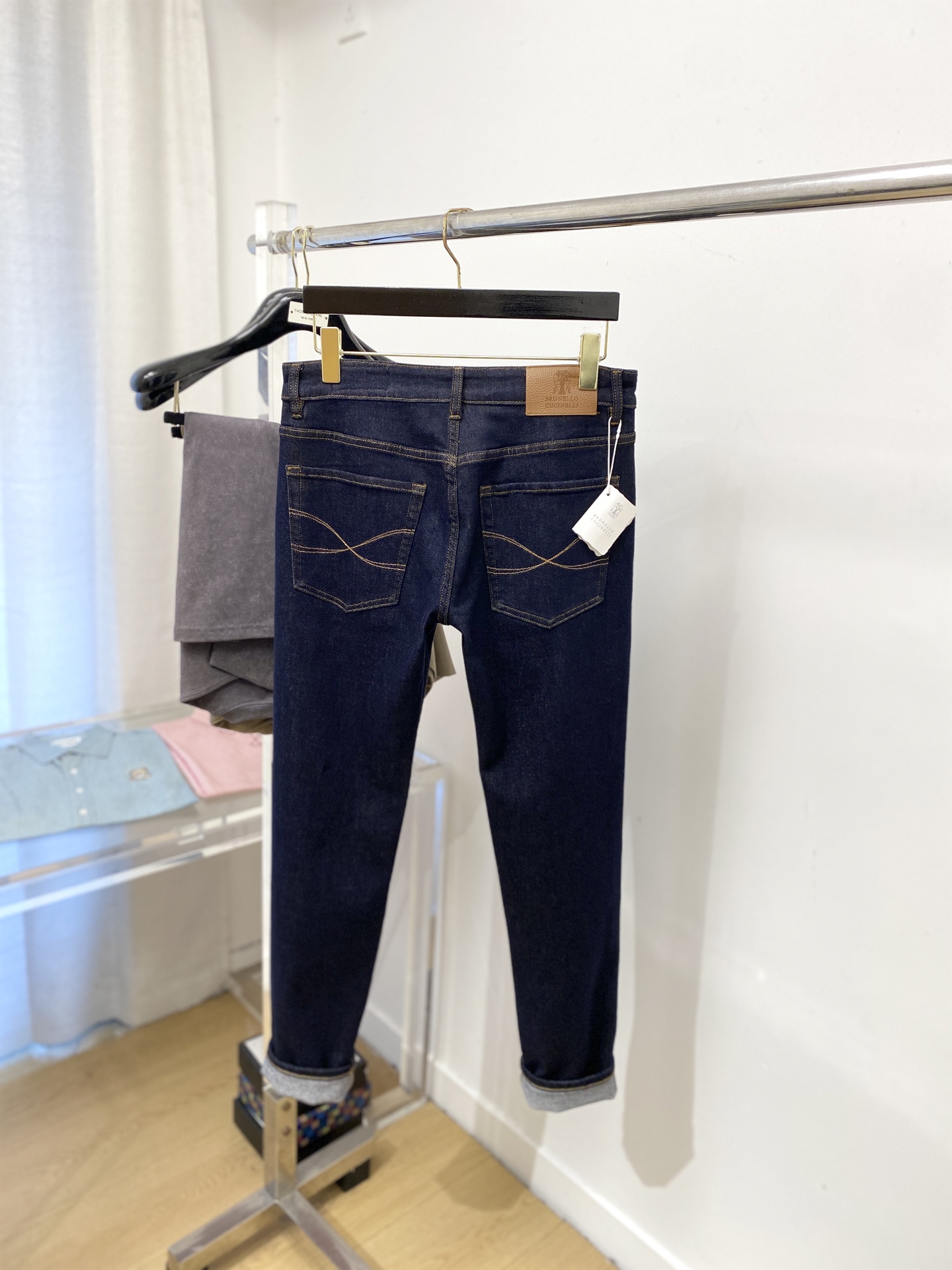 ￼ Brunello Cucinelli、2025最新品，专柜同步有售，原单狠货，水洗休闲牛仔裤，进口原