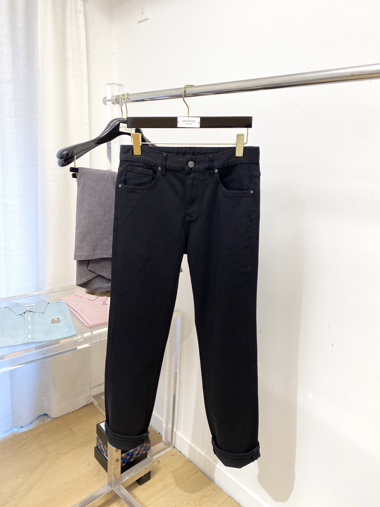 杰尼亚、2025最新品，专柜同步有售，原单狠货，水洗休闲牛仔裤，进口原版水洗弹力面料，舒适有弹性，原版五