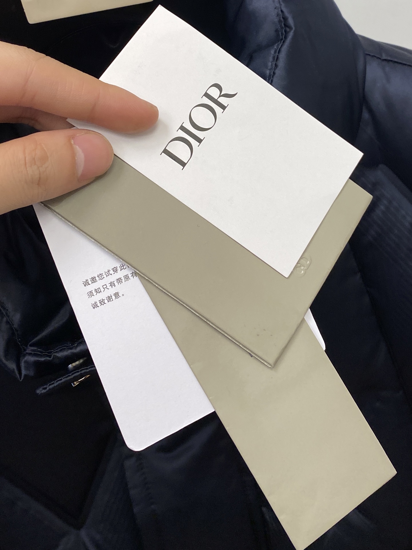 迪奥、2025最新款男士轻薄羽绒服、面料柔软舒适 ．上身版型超赞 ．拉链．辅料都是客供 、进口面料，轻便