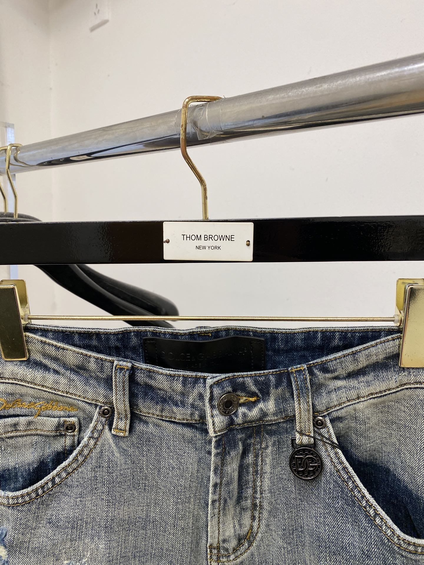 DG、 2025最新品，专柜同步有售，原单狠货，水洗休闲牛仔裤，进口原版水洗弹力面料，舒适有弹性，原版五