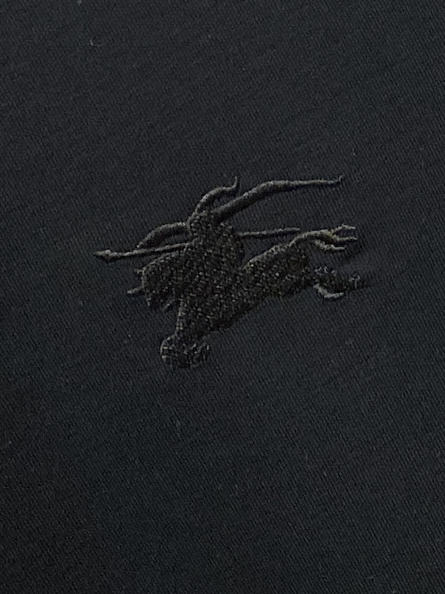 ￼ 巴宝莉、2025新品长袖，帅气时尚，胸前精致刺绣图案logo，简约百搭款。面料棉 不仅挺括，保持潮流