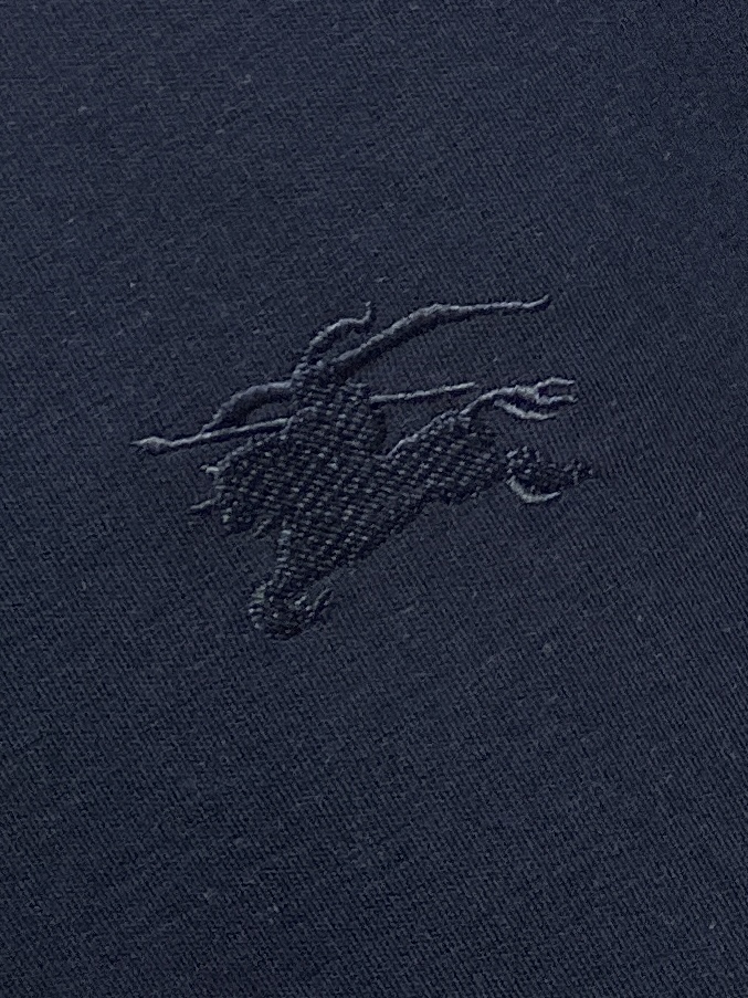 巴宝莉、2025新品长袖，帅气时尚，胸前精致刺绣图案logo，简约百搭款。面料棉 不仅挺括，保持潮流的廓