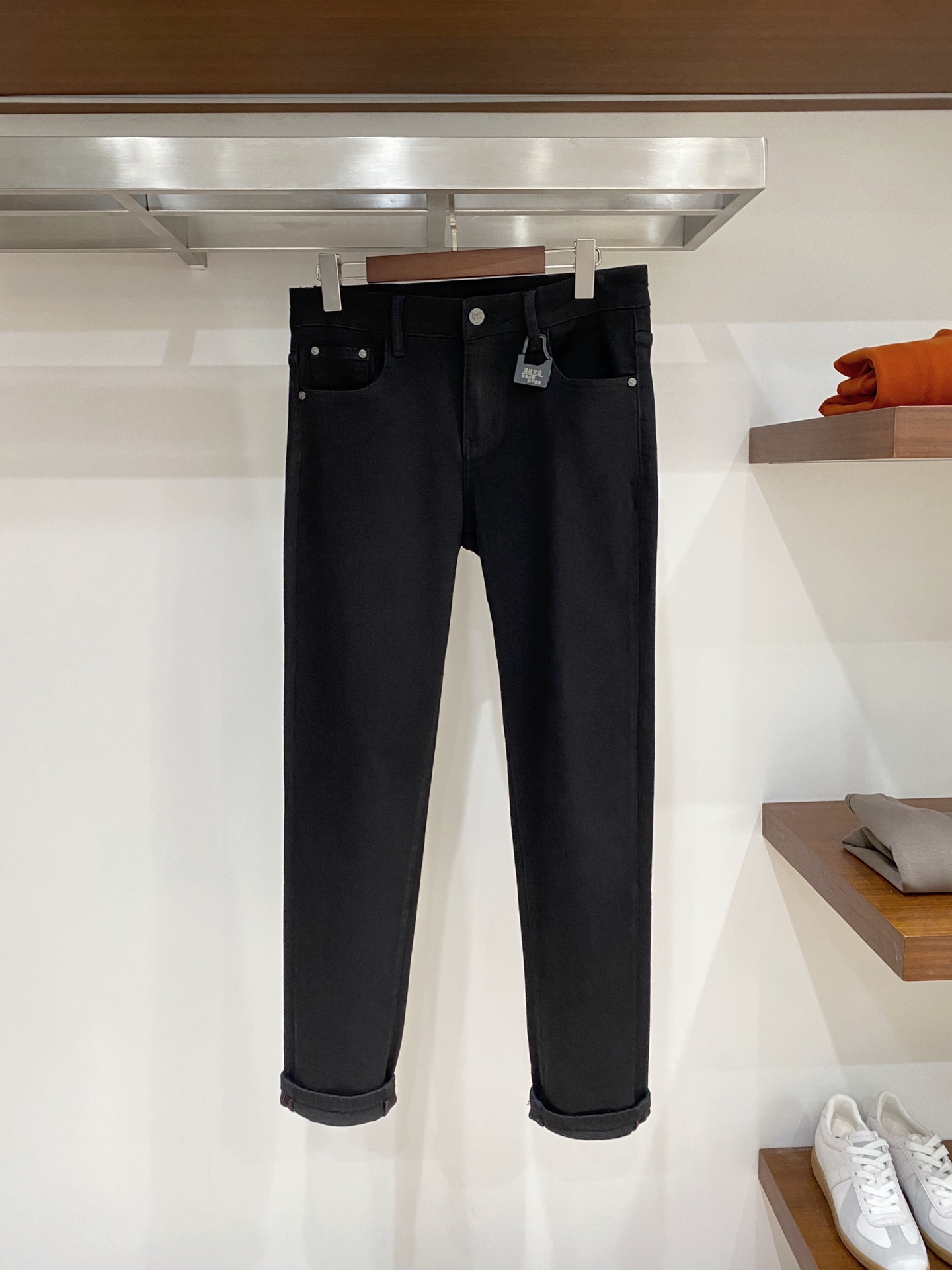 巴宝莉、 2025最新品，专柜同步有售，原单狠货，水洗休闲牛仔裤，进口原版水洗弹力面料，舒适有弹性，原版