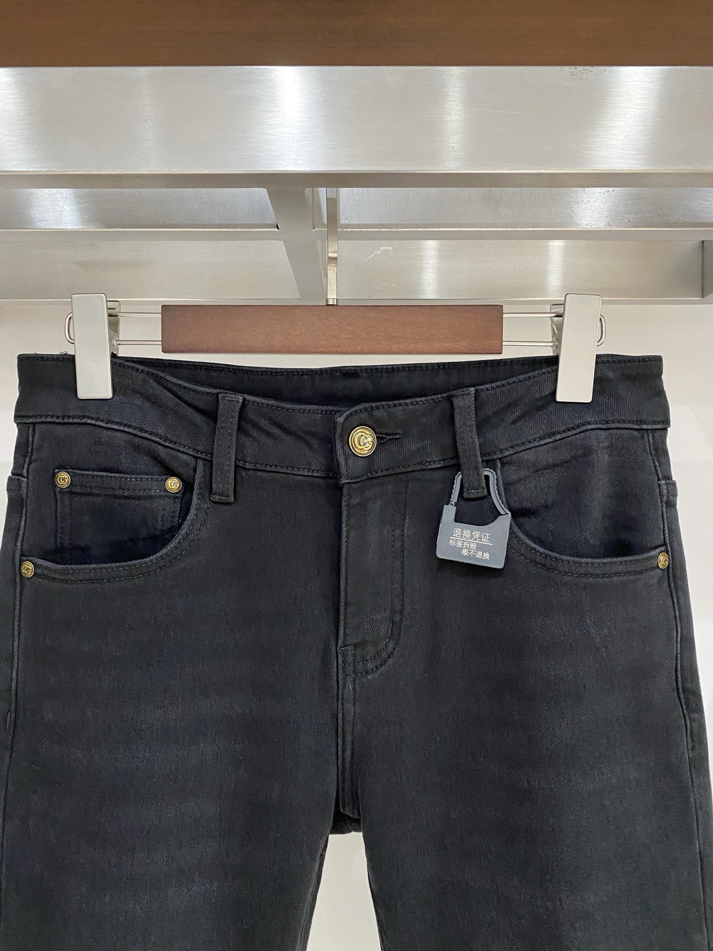 古奇、 2025最新品，专柜同步有售，原单狠货，水洗休闲牛仔裤，进口原版水洗弹力面料，舒适有弹性，原版五