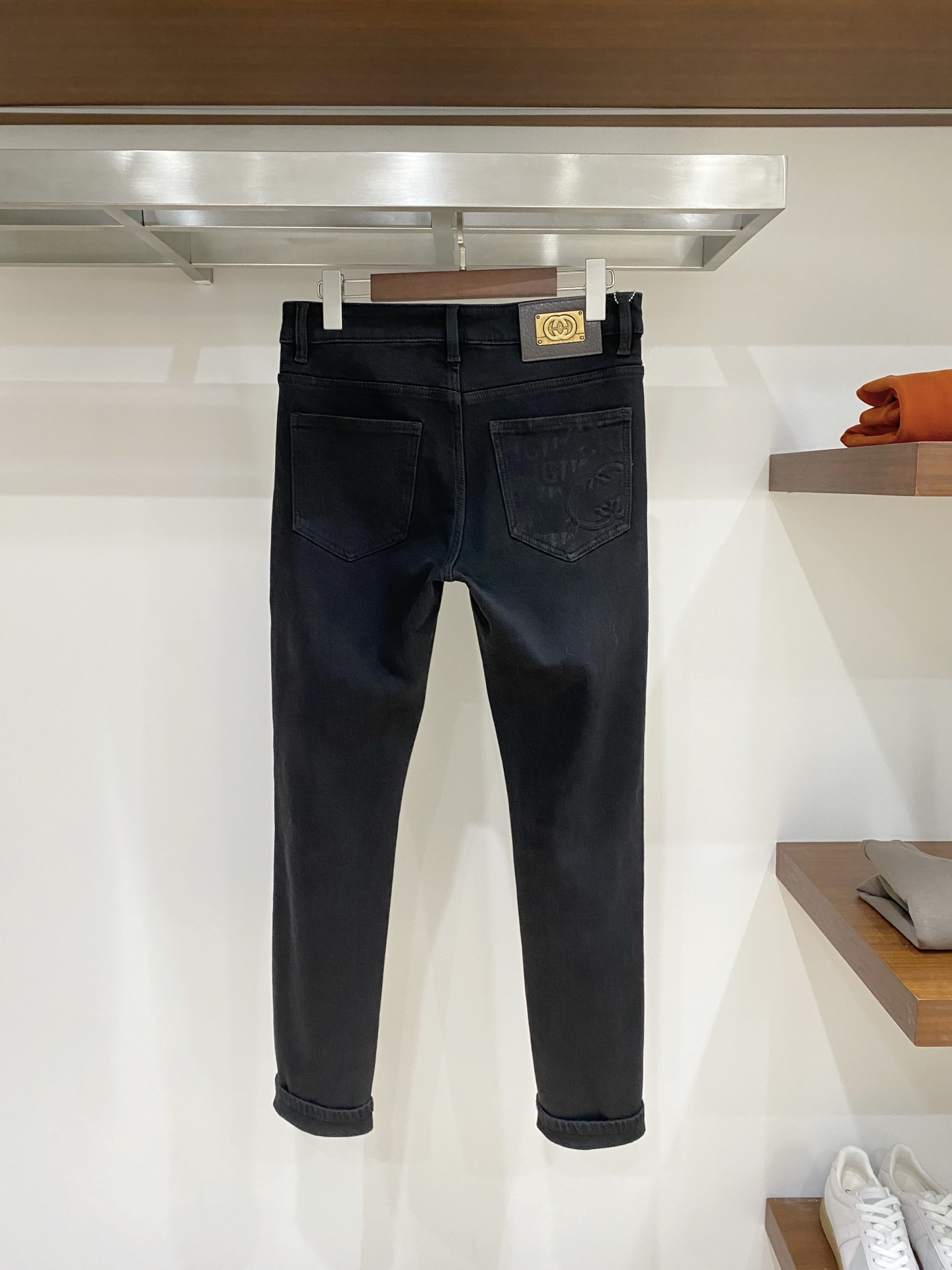 古奇、 2025最新品，专柜同步有售，原单狠货，水洗休闲牛仔裤，进口原版水洗弹力面料，舒适有弹性，原版五