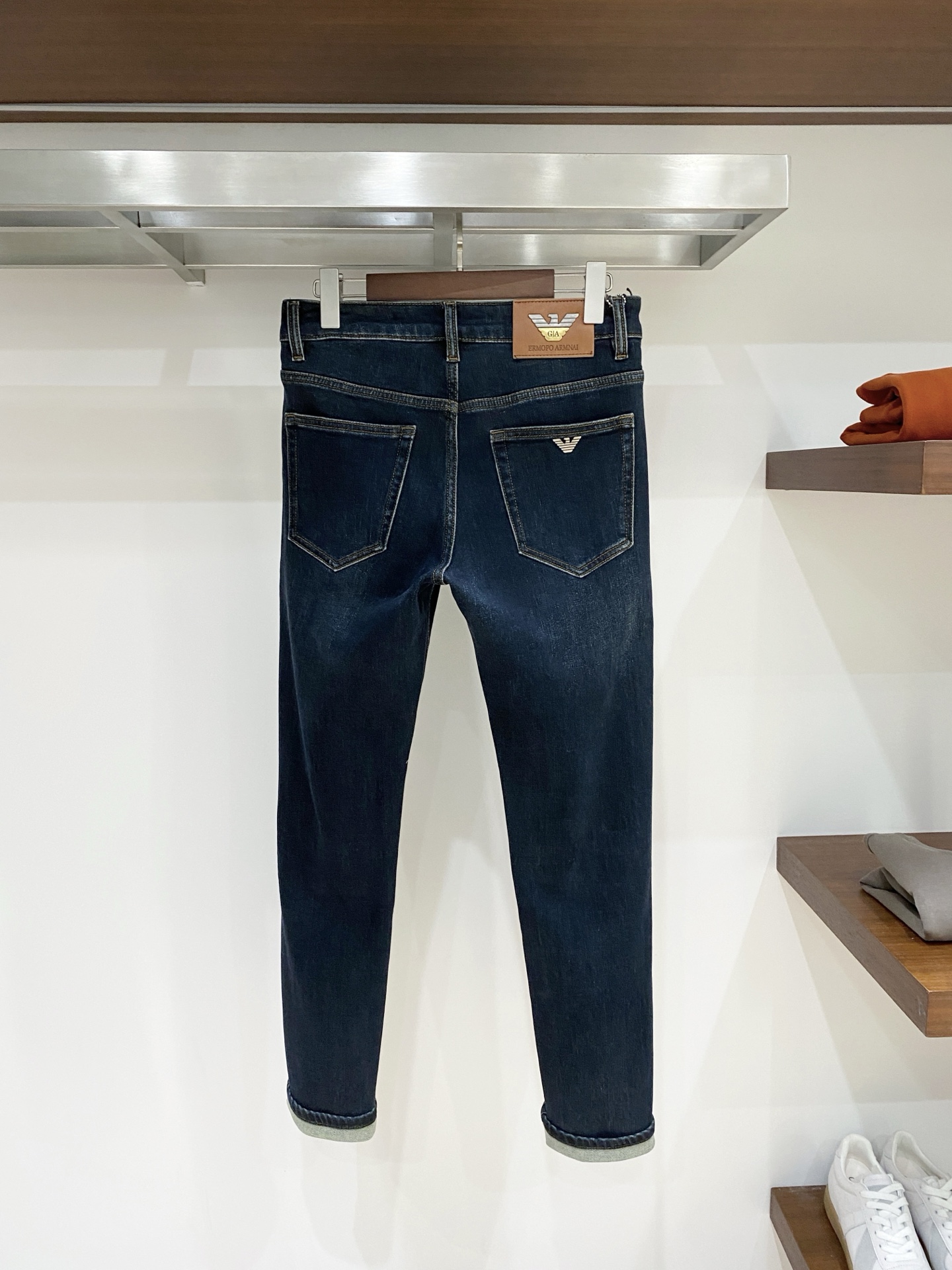 阿玛尼、 2025最新品，专柜同步有售，原单狠货，水洗休闲牛仔裤，进口原版水洗弹力面料，舒适有弹性，原版