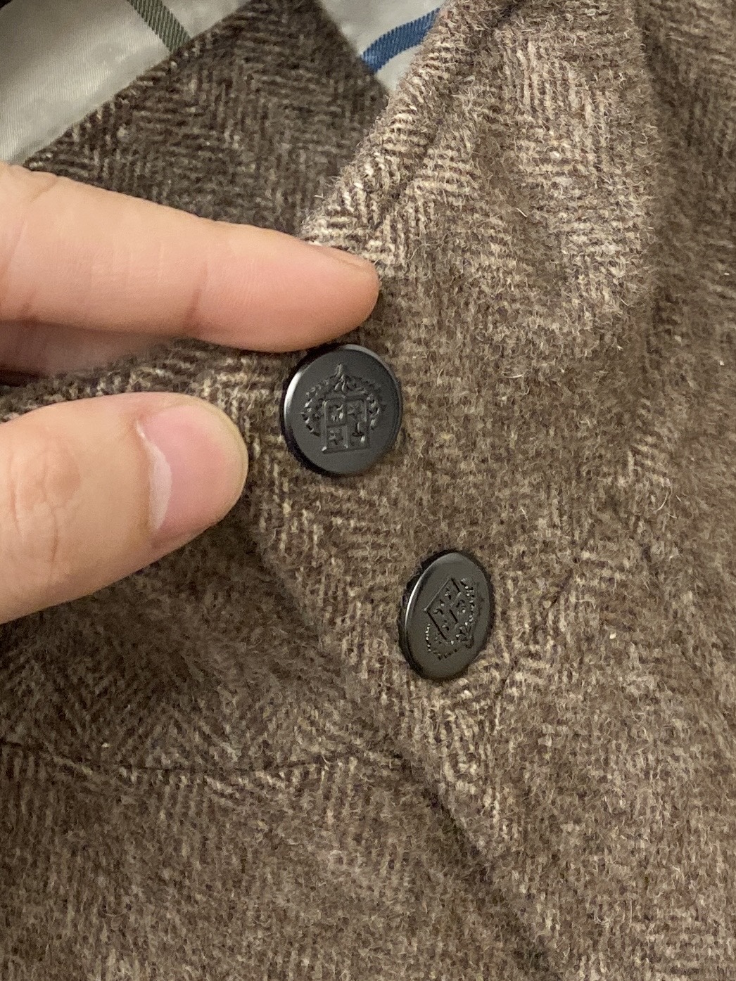 lP🆕、2025新品针织夹克外套，时尚帅气，简约百搭款，原版五金辅料logo，定制原版面料，不仅挺括，保