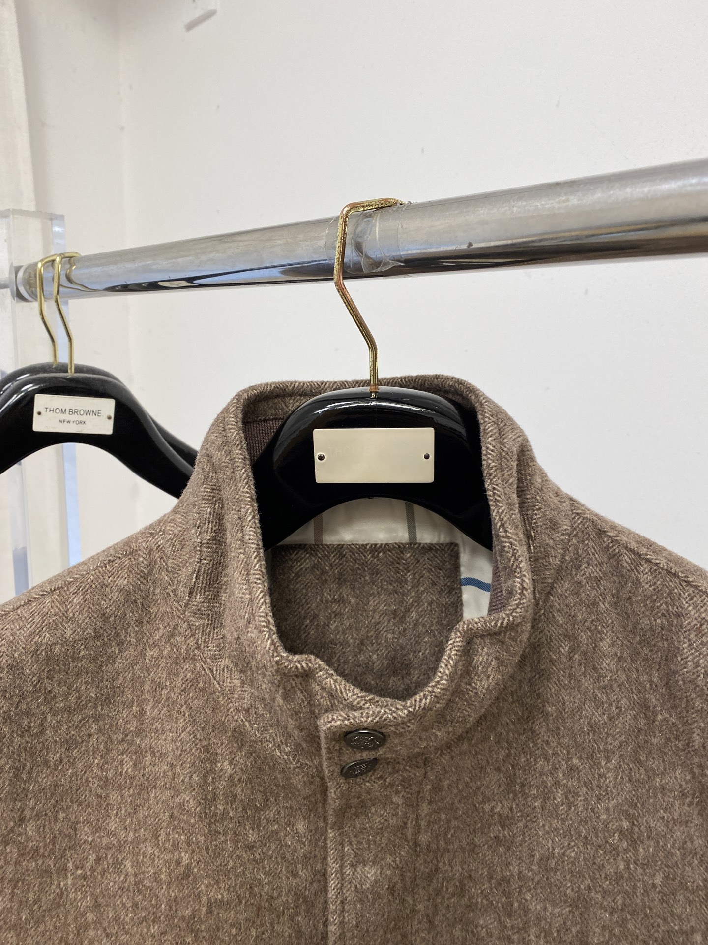 lP🆕、2025新品针织夹克外套，时尚帅气，简约百搭款，原版五金辅料logo，定制原版面料，不仅挺括，保