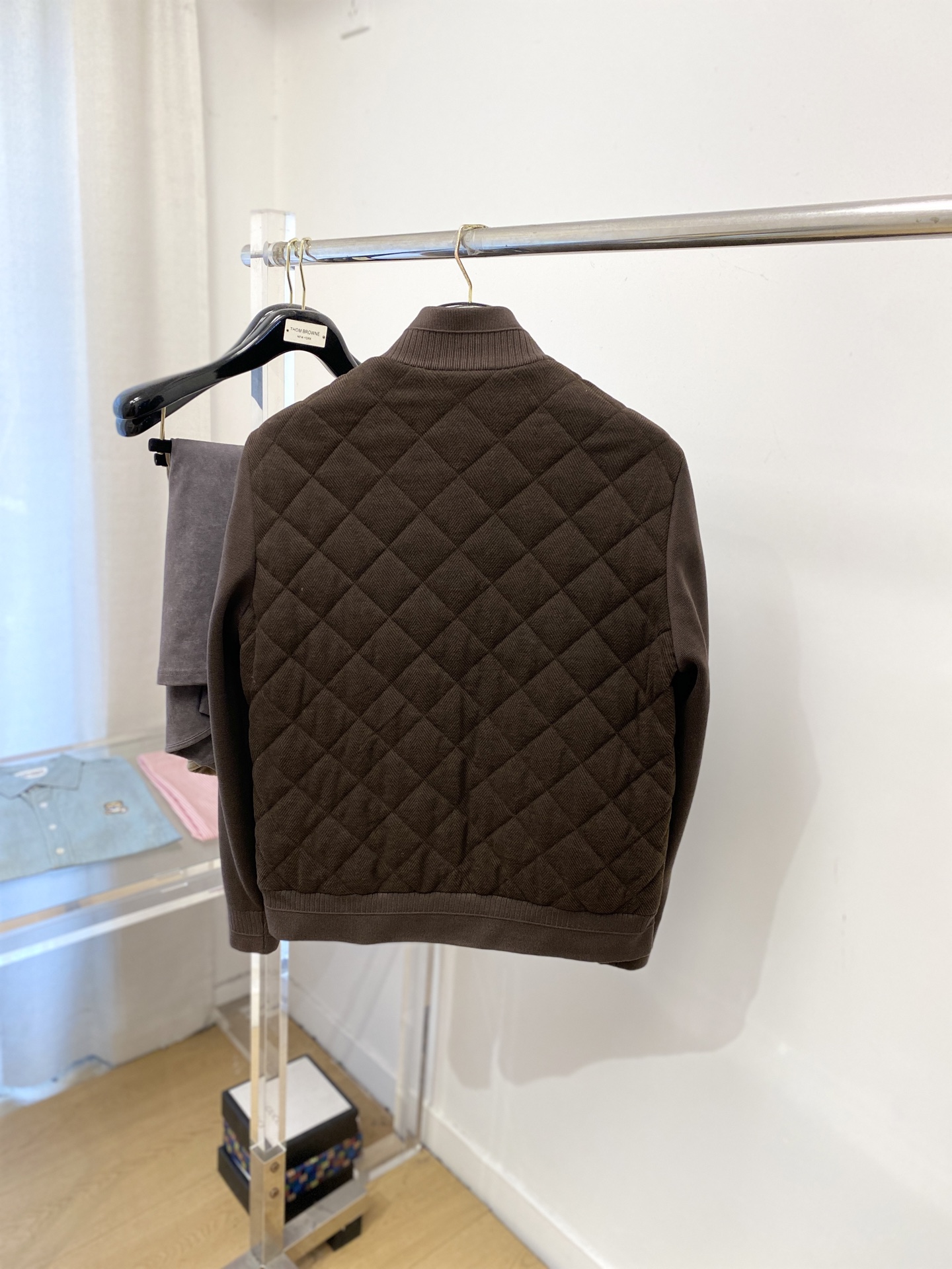 杰尼亚、2025新品针织夹克外套，时尚帅气，简约百搭款，定制原版面料，不仅挺括，保持潮流的廓形，又穿着舒