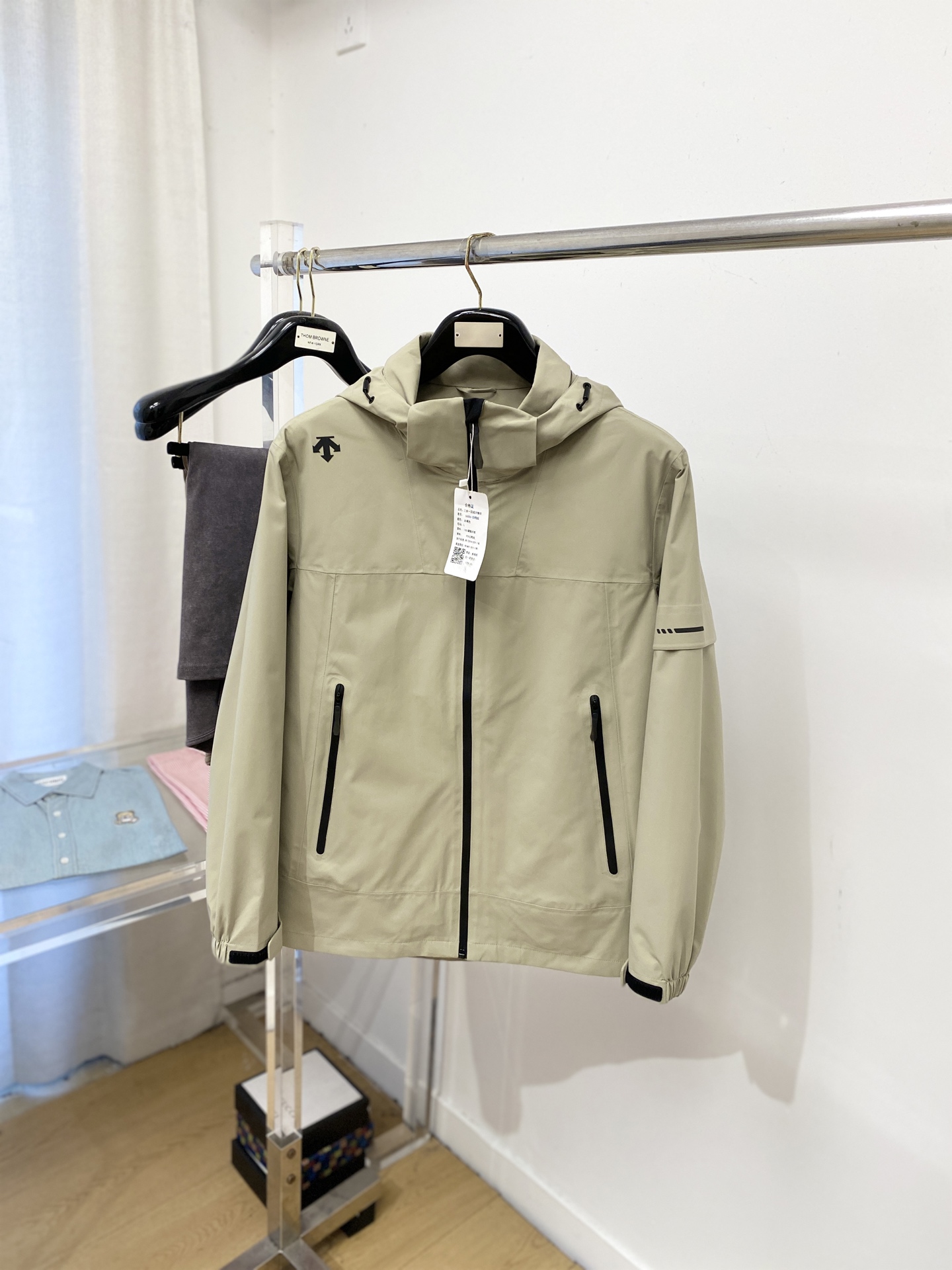 DESCENTE迪桑特、 2025新品夹克外套，时尚帅气，简约百搭款，肩部顶级印胶图案logo，定制原版