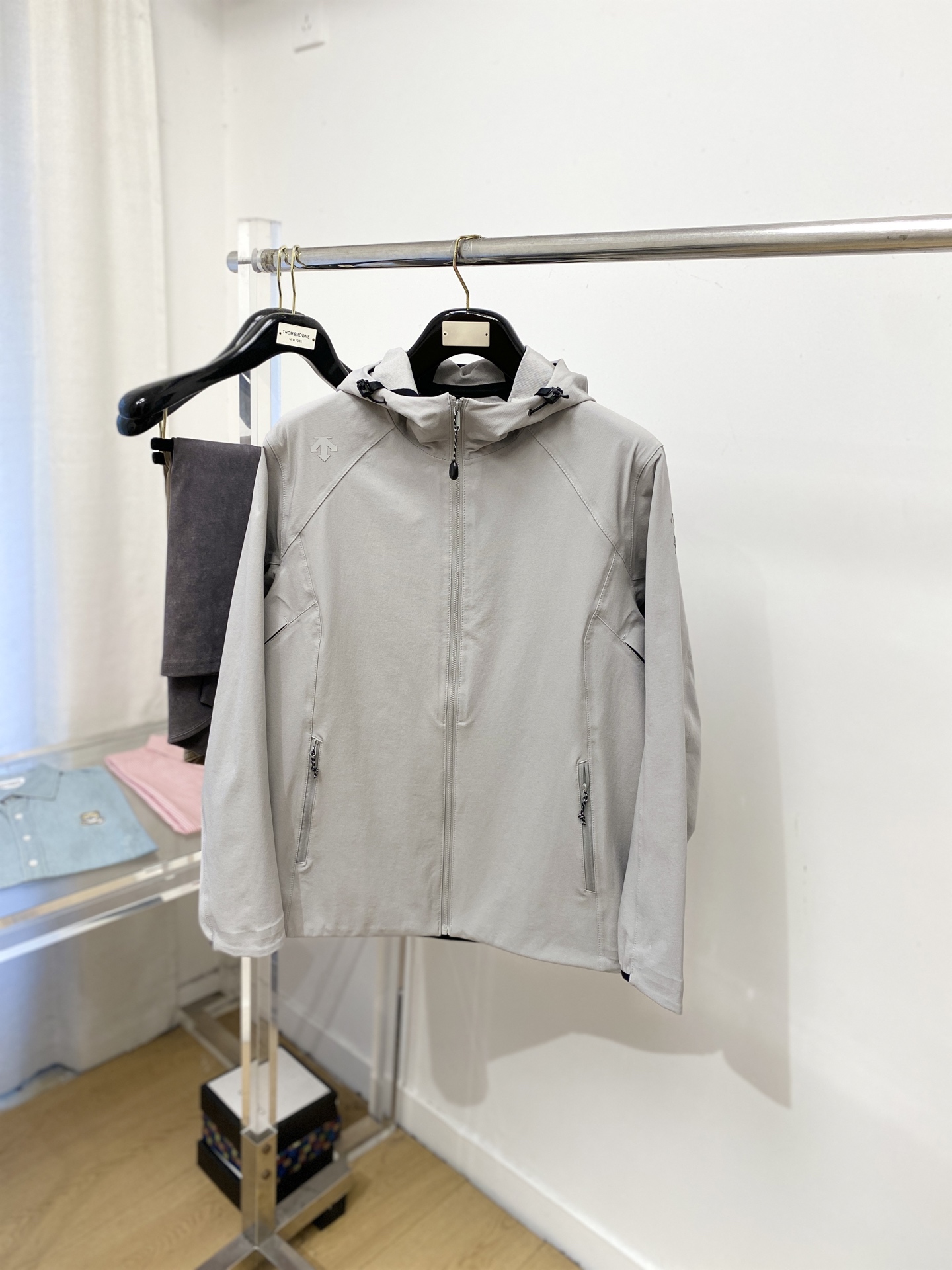 DESCENTE迪桑特、 2025新品夹克外套，时尚帅气，简约百搭款，肩部顶级印胶图案logo，定制原版