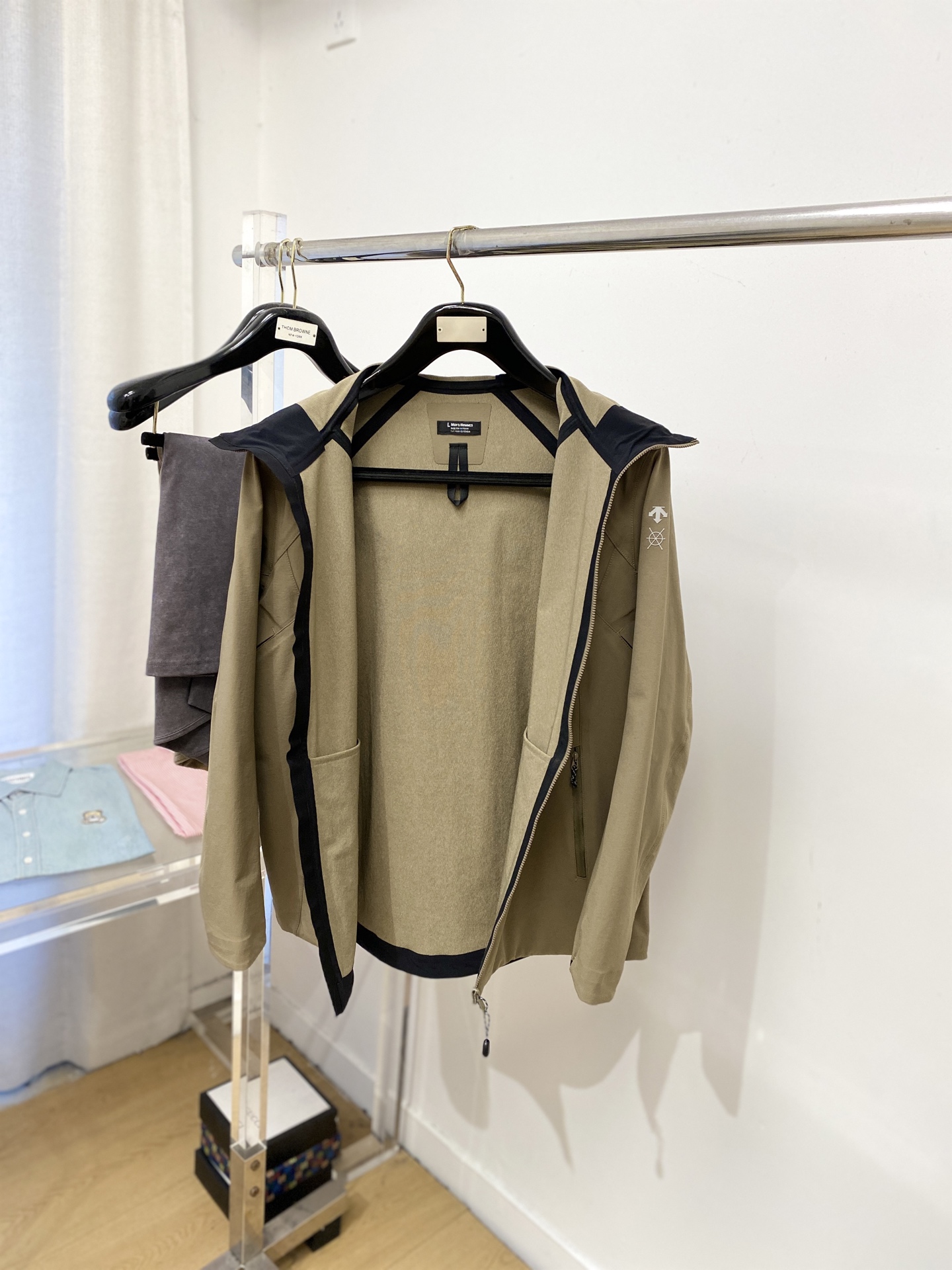 DESCENTE迪桑特、 2025新品夹克外套，时尚帅气，简约百搭款，肩部顶级印胶图案logo，定制原版