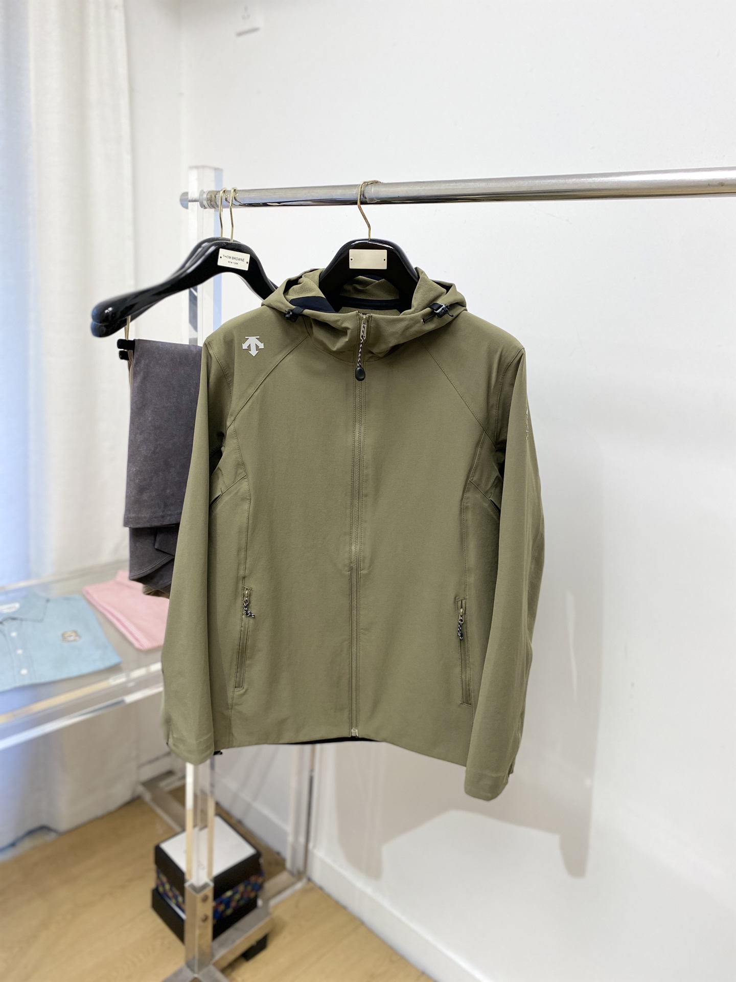 DESCENTE迪桑特、 2025新品夹克外套，时尚帅气，简约百搭款，肩部顶级印胶图案logo，定制原版