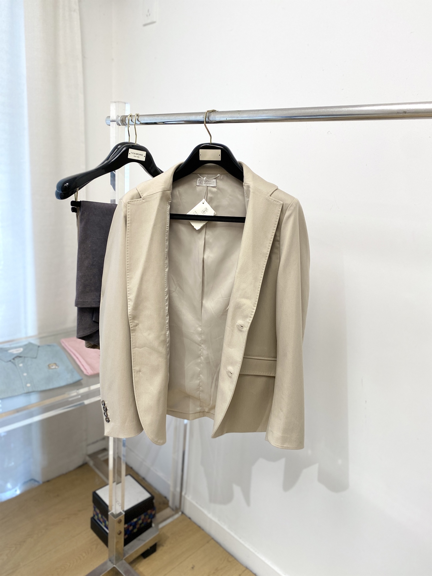 Brunello Cucinelli、2025新品西装外套，时尚帅气，简约百搭款，定制原版面料，不仅挺括