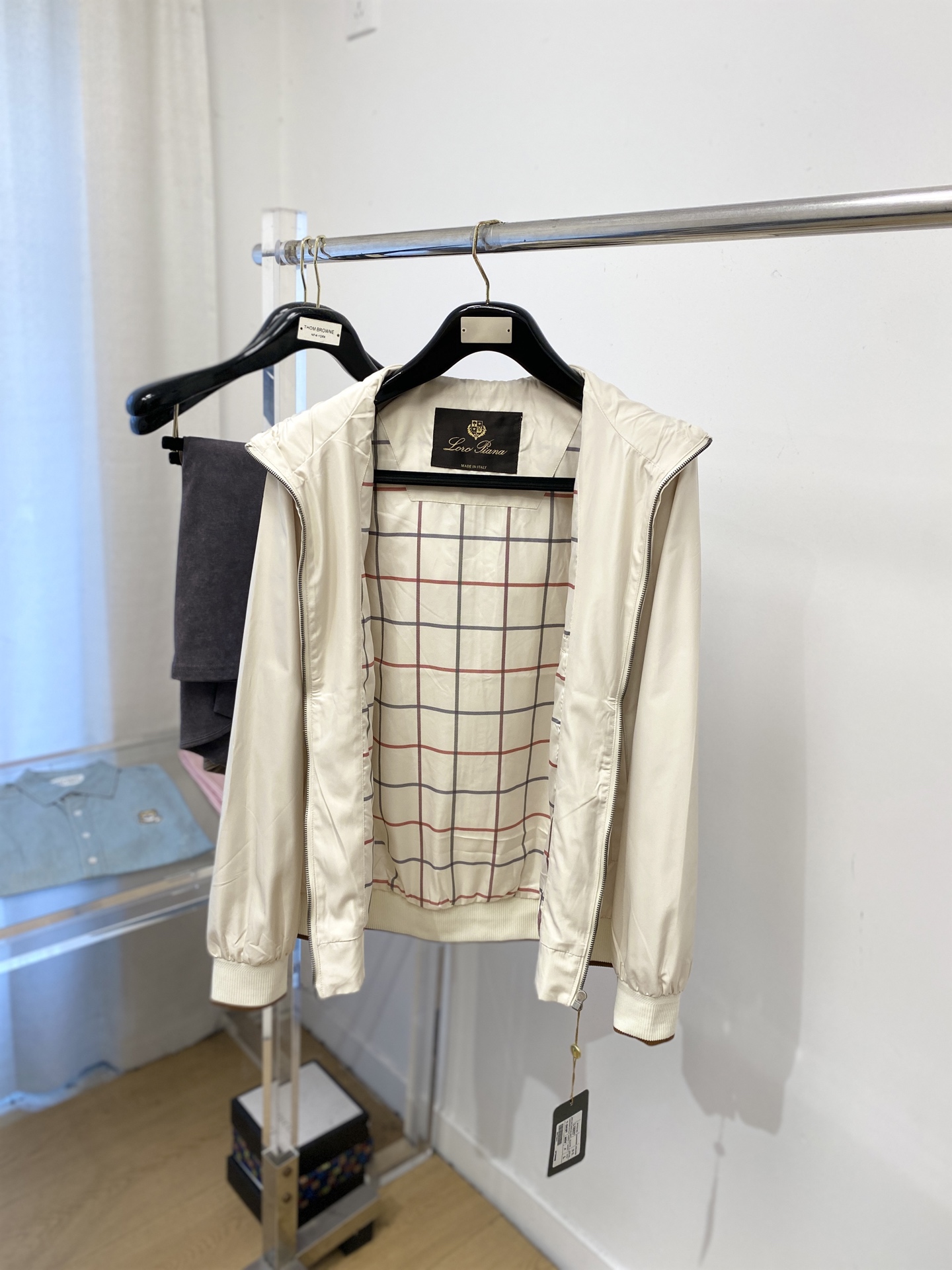 lP🆕、2025新品夹克外套，时尚帅气，简约百搭款，胸前顶级印胶装饰字母logo，定制原版面料，不仅挺括