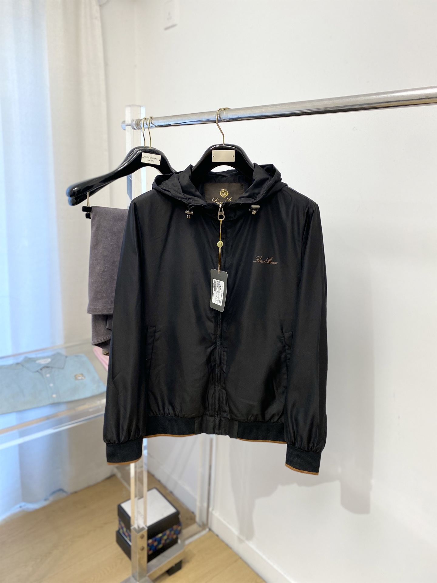 lP🆕、2025新品夹克外套，时尚帅气，简约百搭款，胸前顶级印胶装饰字母logo，定制原版面料，不仅挺括
